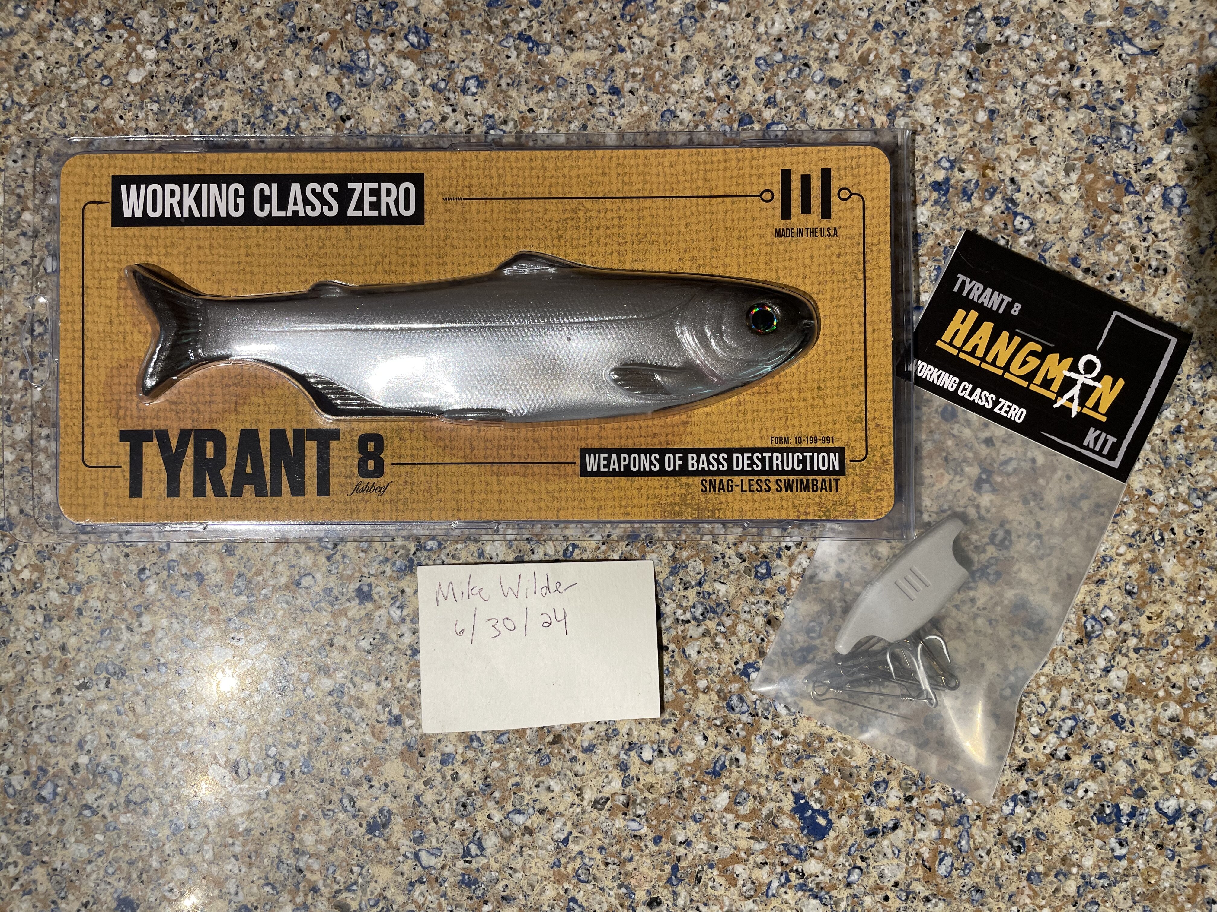 ルアー・フライ WORKING CLASS ZERO TYRANT8+HANGMAN KIT8 1cc8b1d9ef4f3cc5cc5bf6a9938722