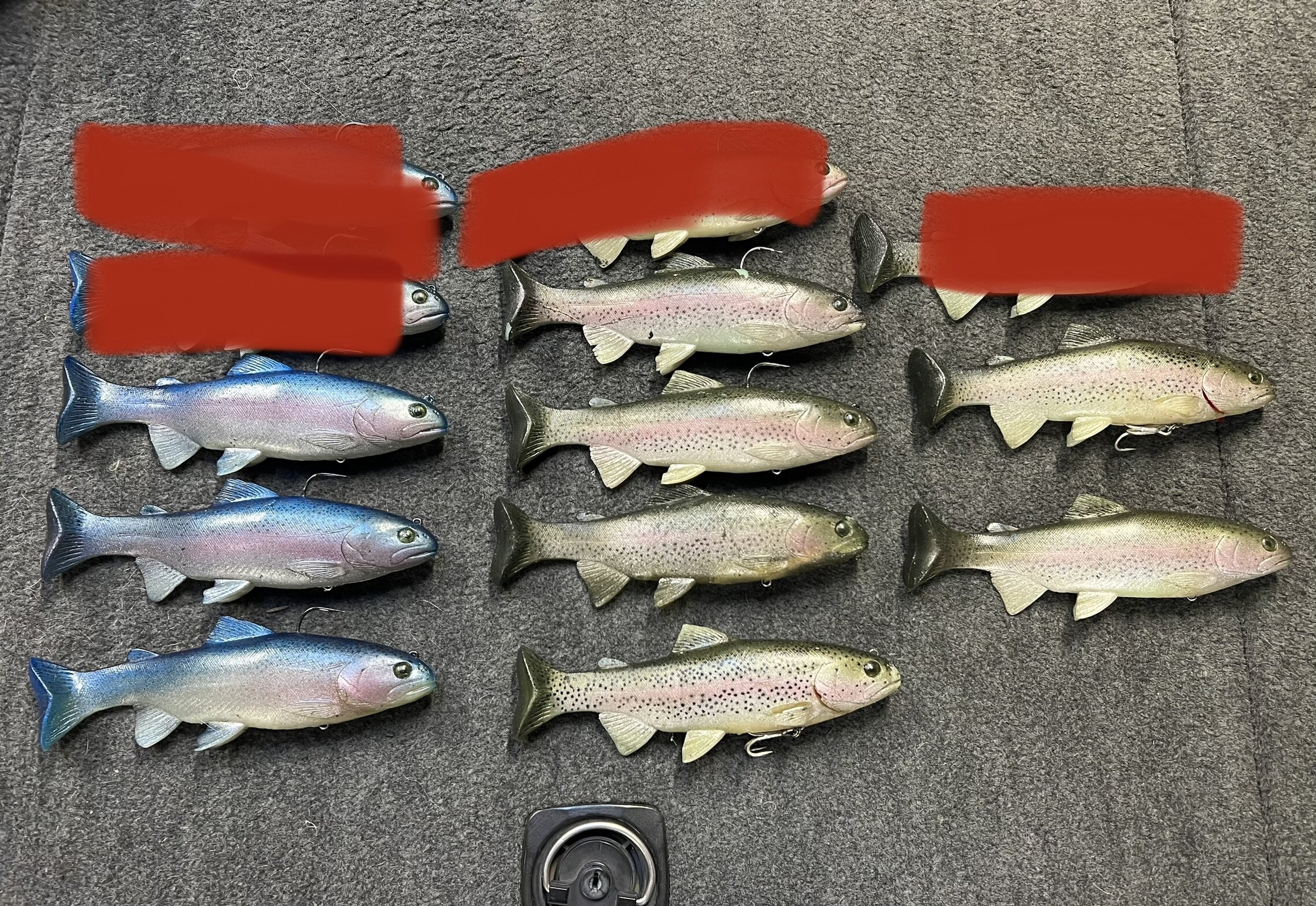 Used 8” Huddleston Deluxe - Black Market - Swimbait Underground