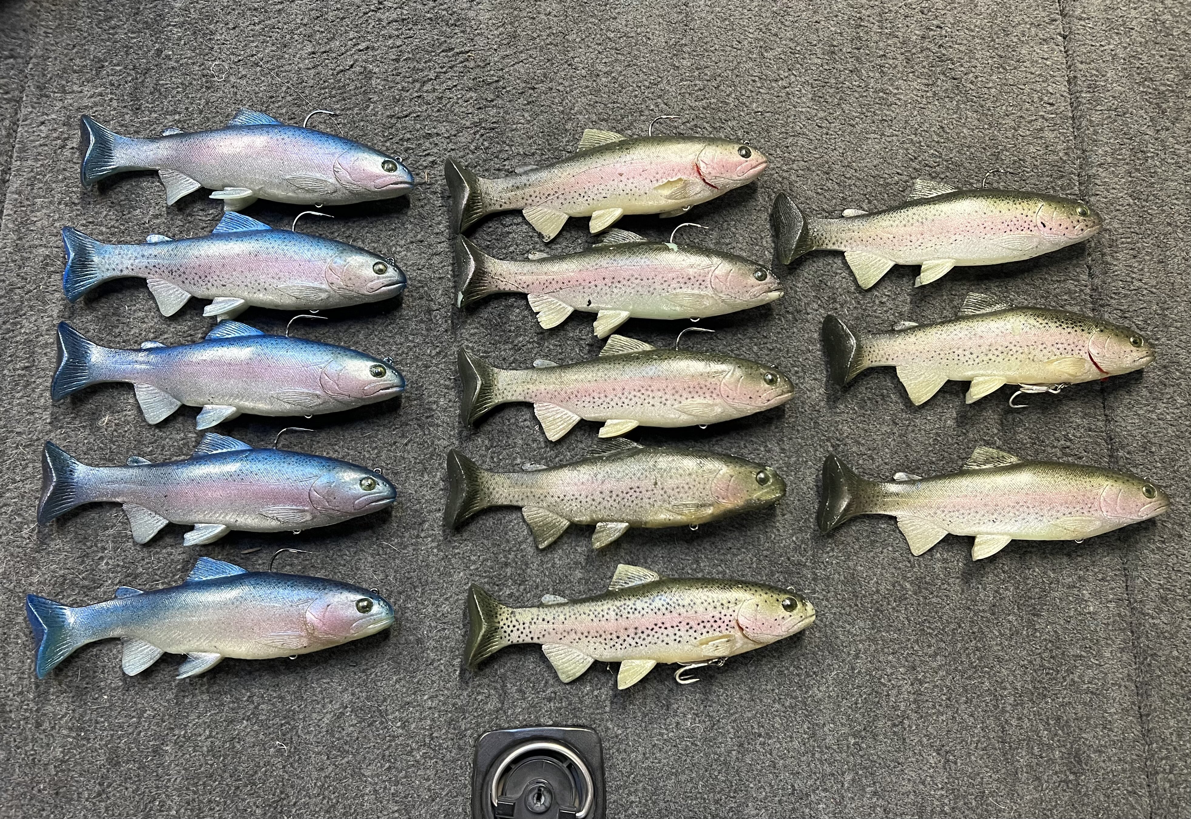 Used 8” Huddleston Deluxe - Black Market - Swimbait Underground