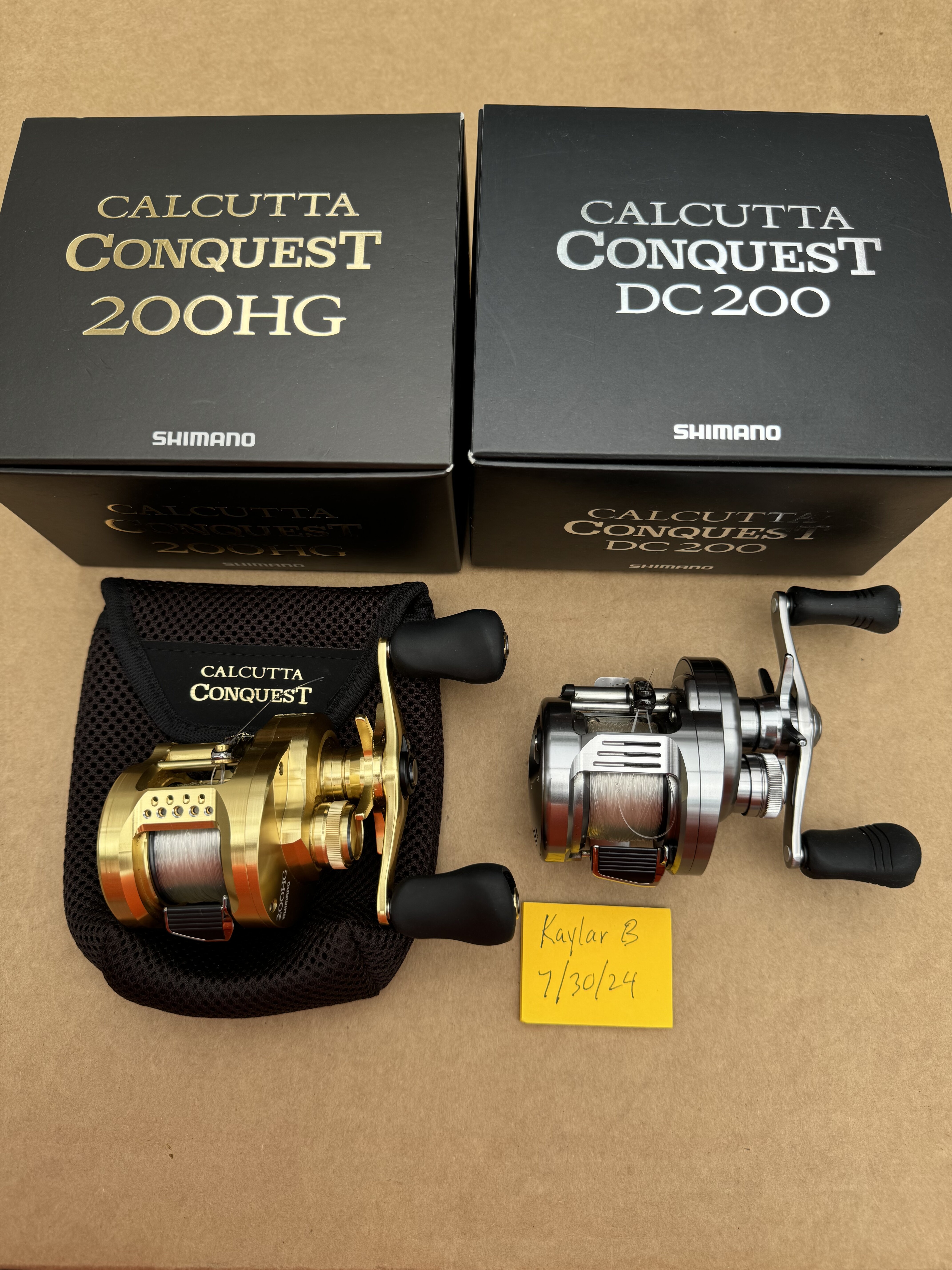 Shimano conquest 200dc & conquest 200hg - Black Market - Swimbait