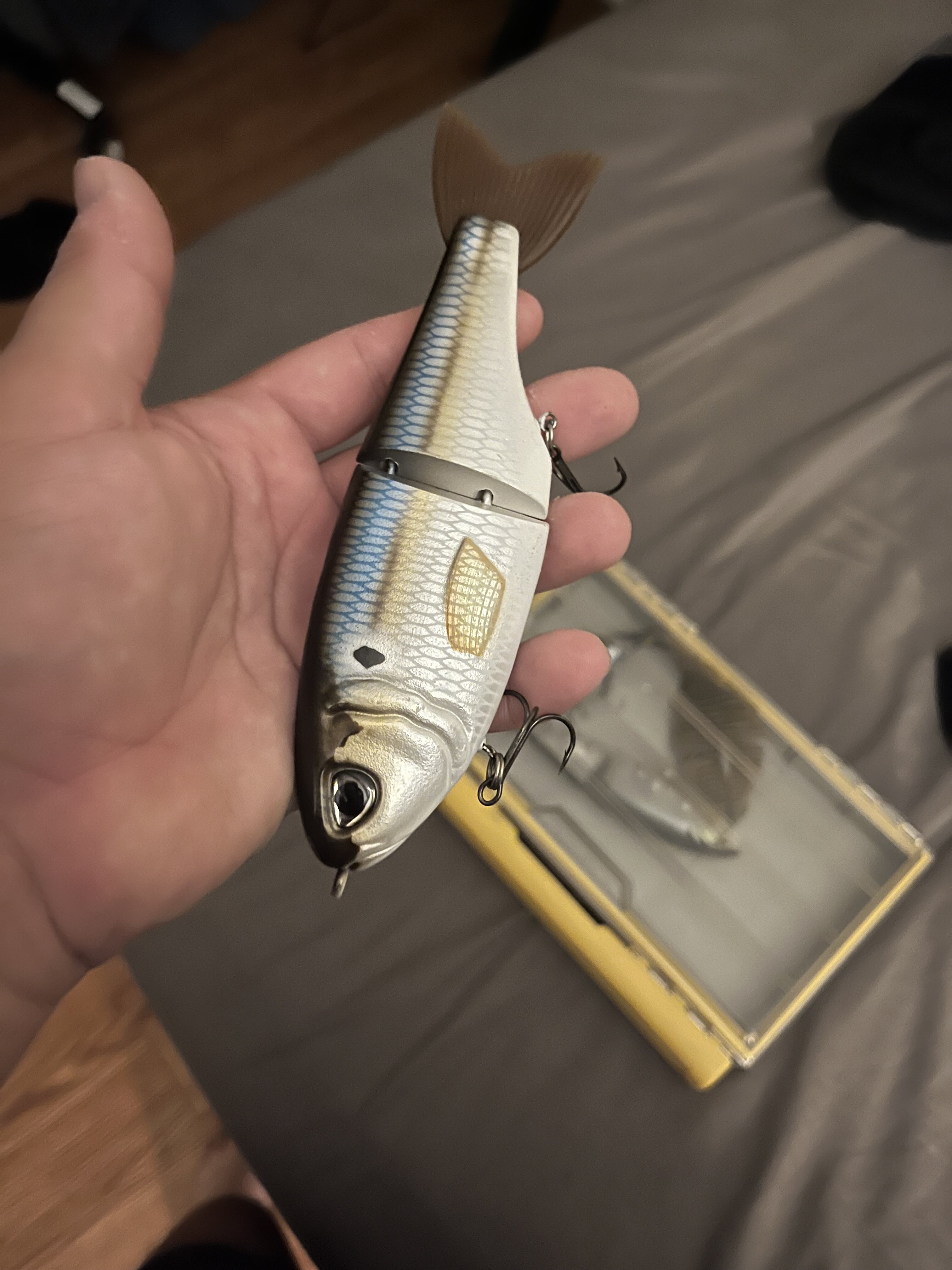 Leurre Throwback Baits Metro Glide – Swimbait 7" Rose, édition Limitée RARE, Neuf