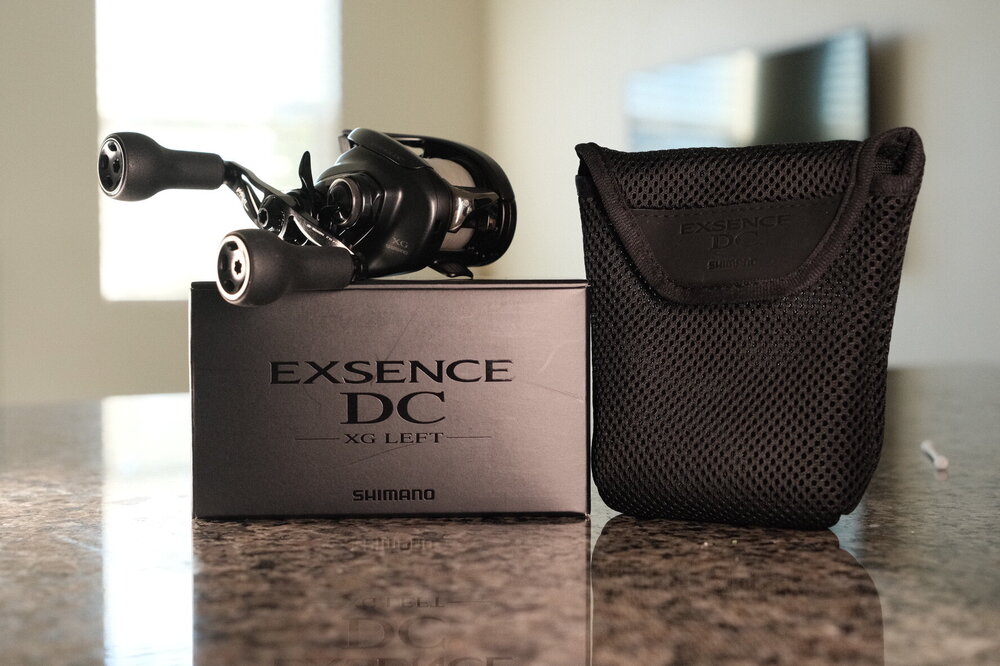 Shimano 22 Exsence DC XG Left with DRT Varial Handle 95mm - Black 