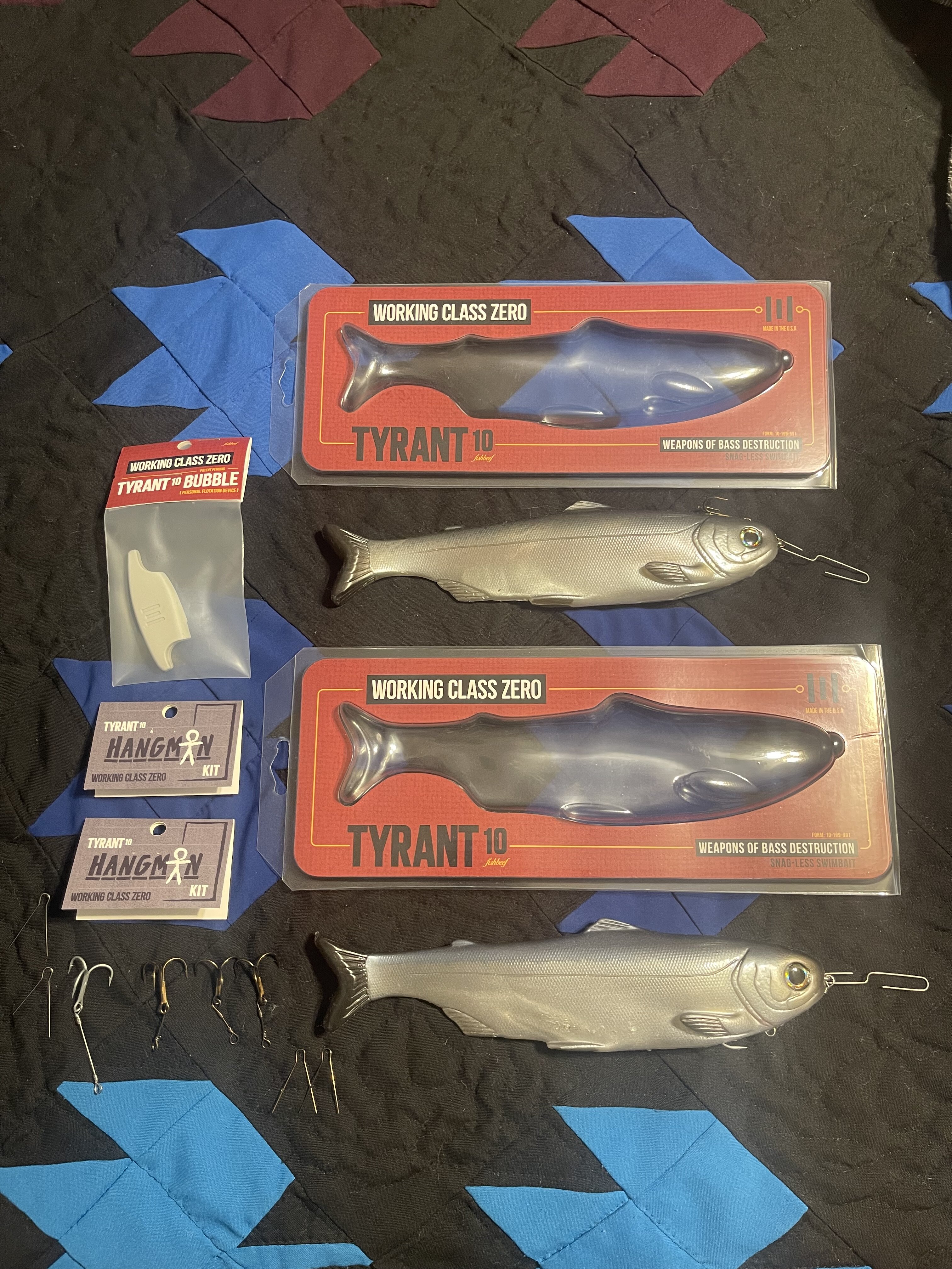 Tyrant 10's - Black Market - Swimbait Underground