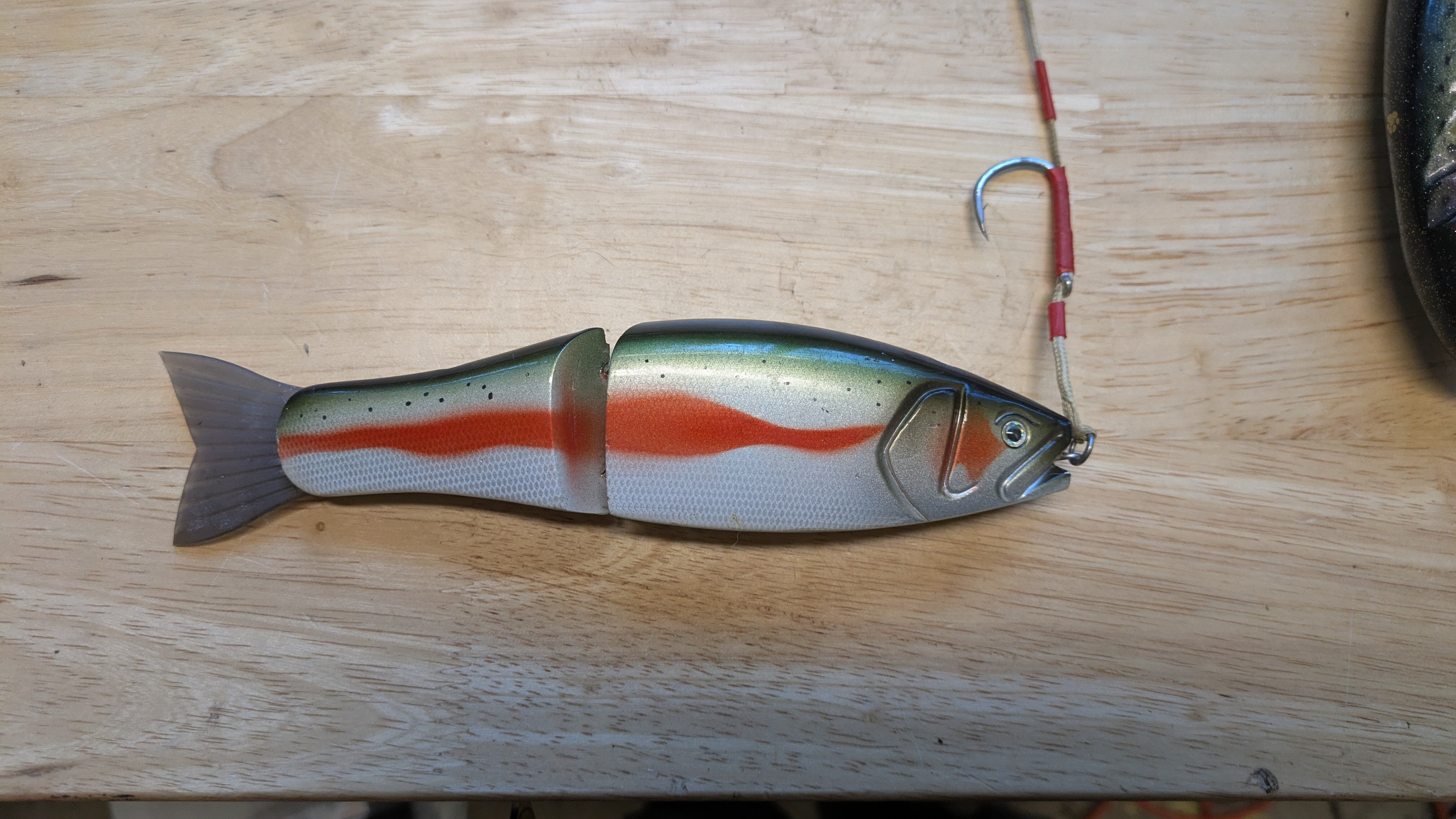 Used Roman made Negotiator custom - Black Market - Swimbait