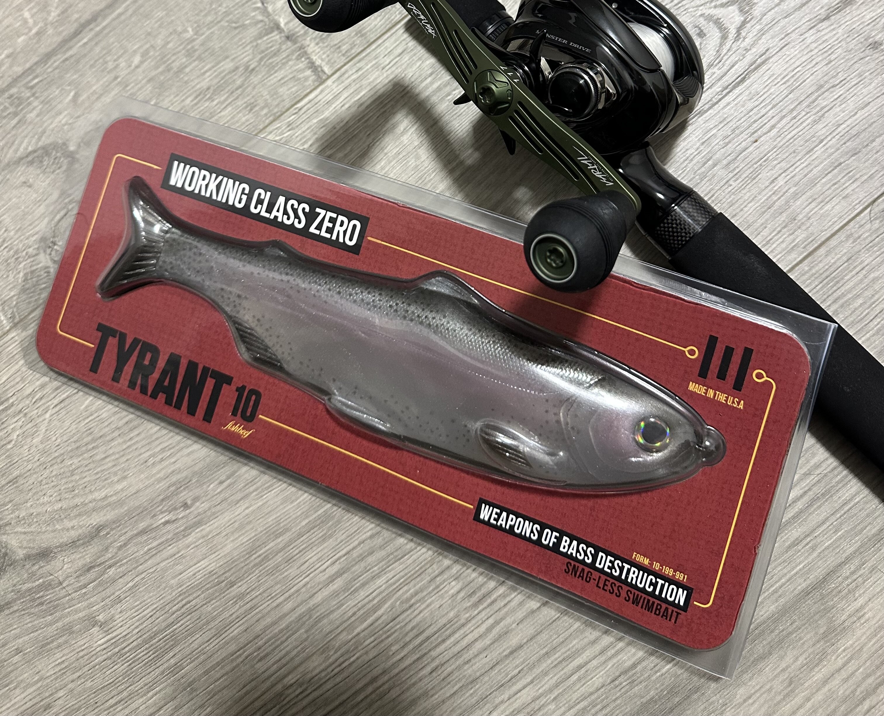 Working Class Zero Tyrant 10 swimbait couleur PROMQUEEN neuf en boite WCZ