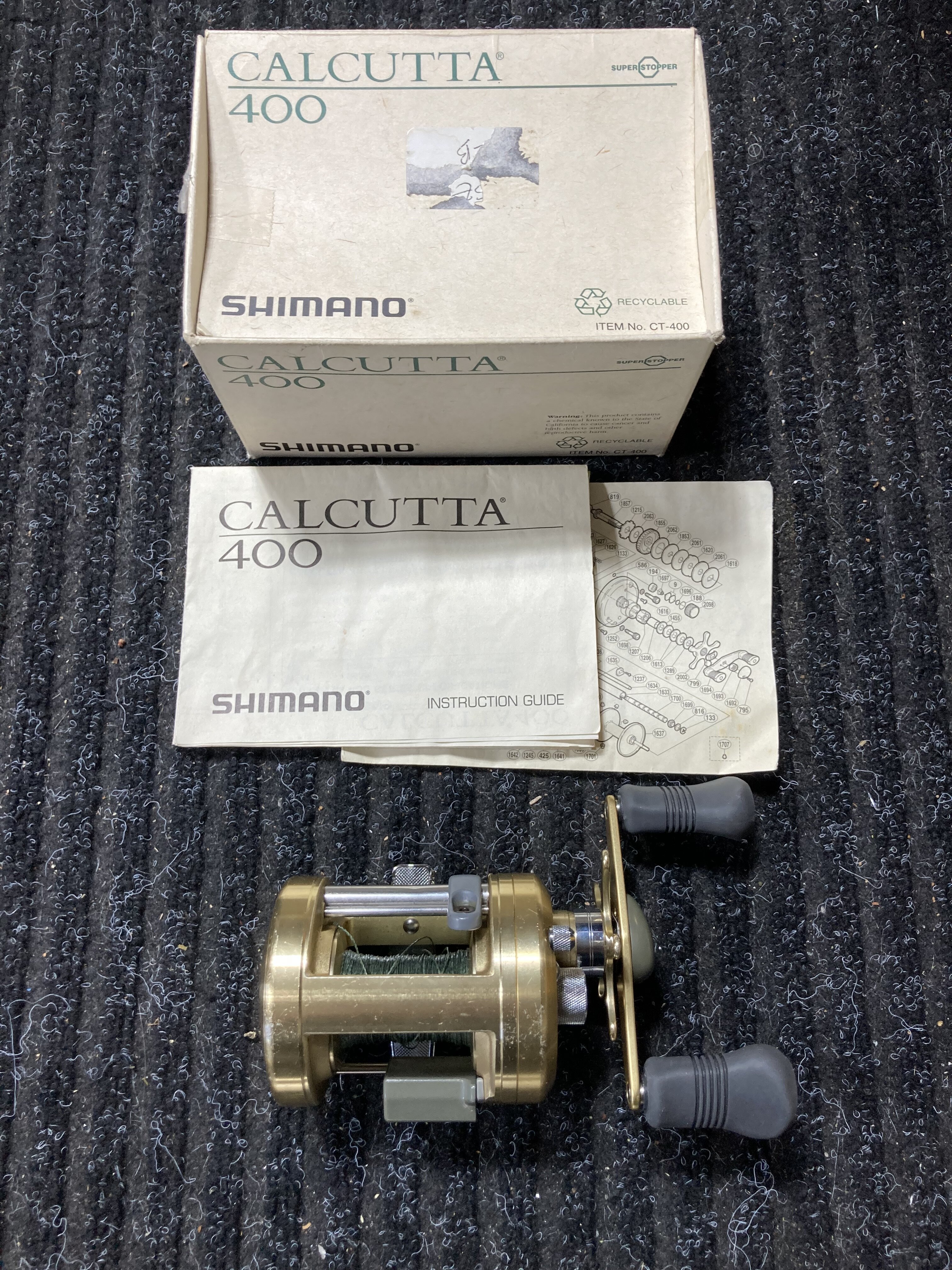 Calcutta 400B - Black Market - Swimbait Underground