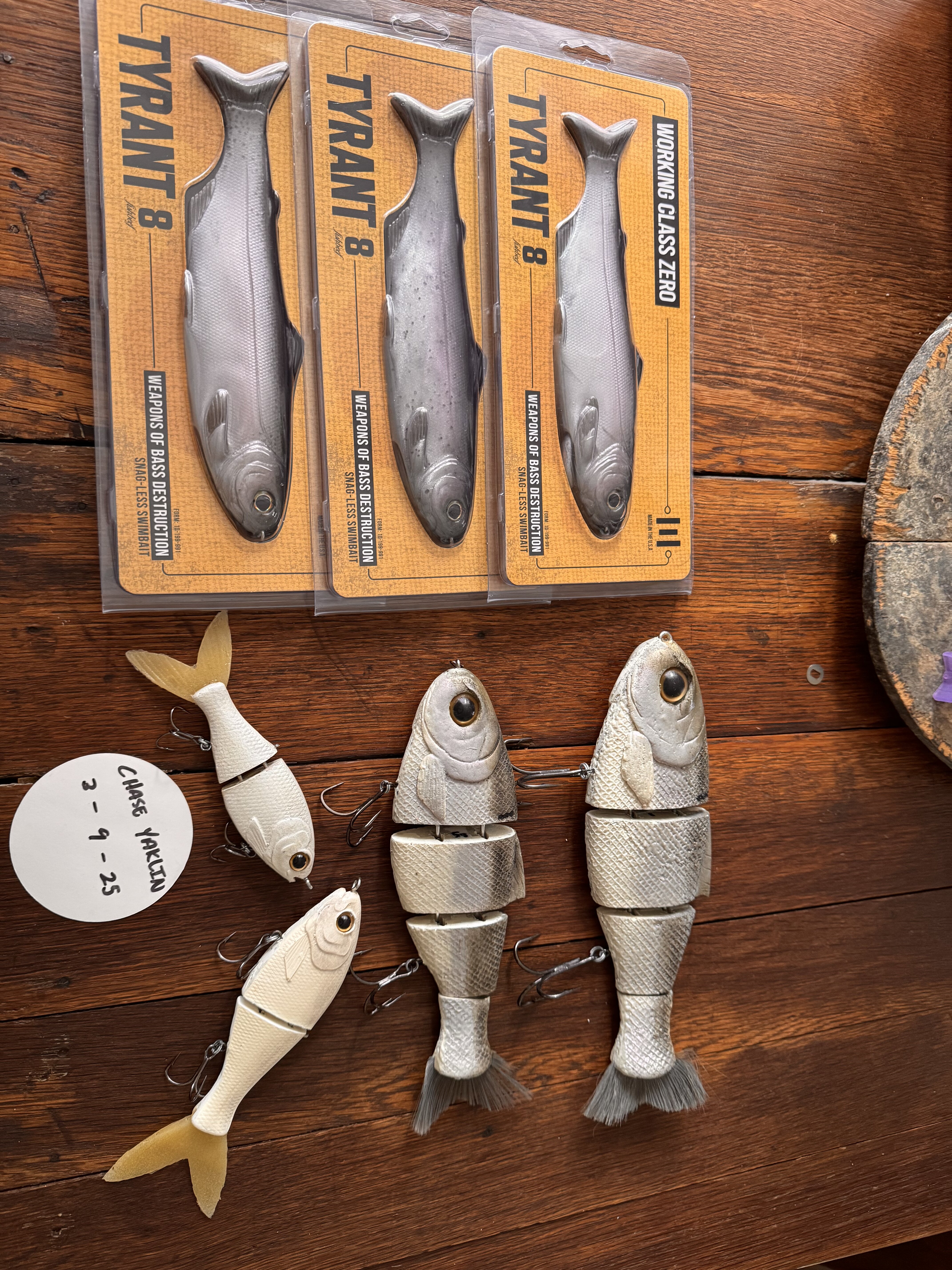 WCZ Tyrant 8's, Bucca, Shimano 300EJ - Black Market - Swimbait