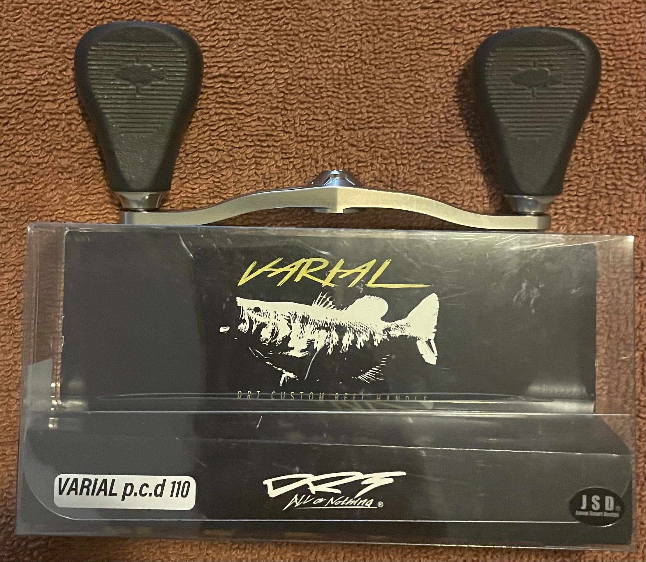 DRT Varial Handle 110mm Silver - Black Market - Swimbait Underground