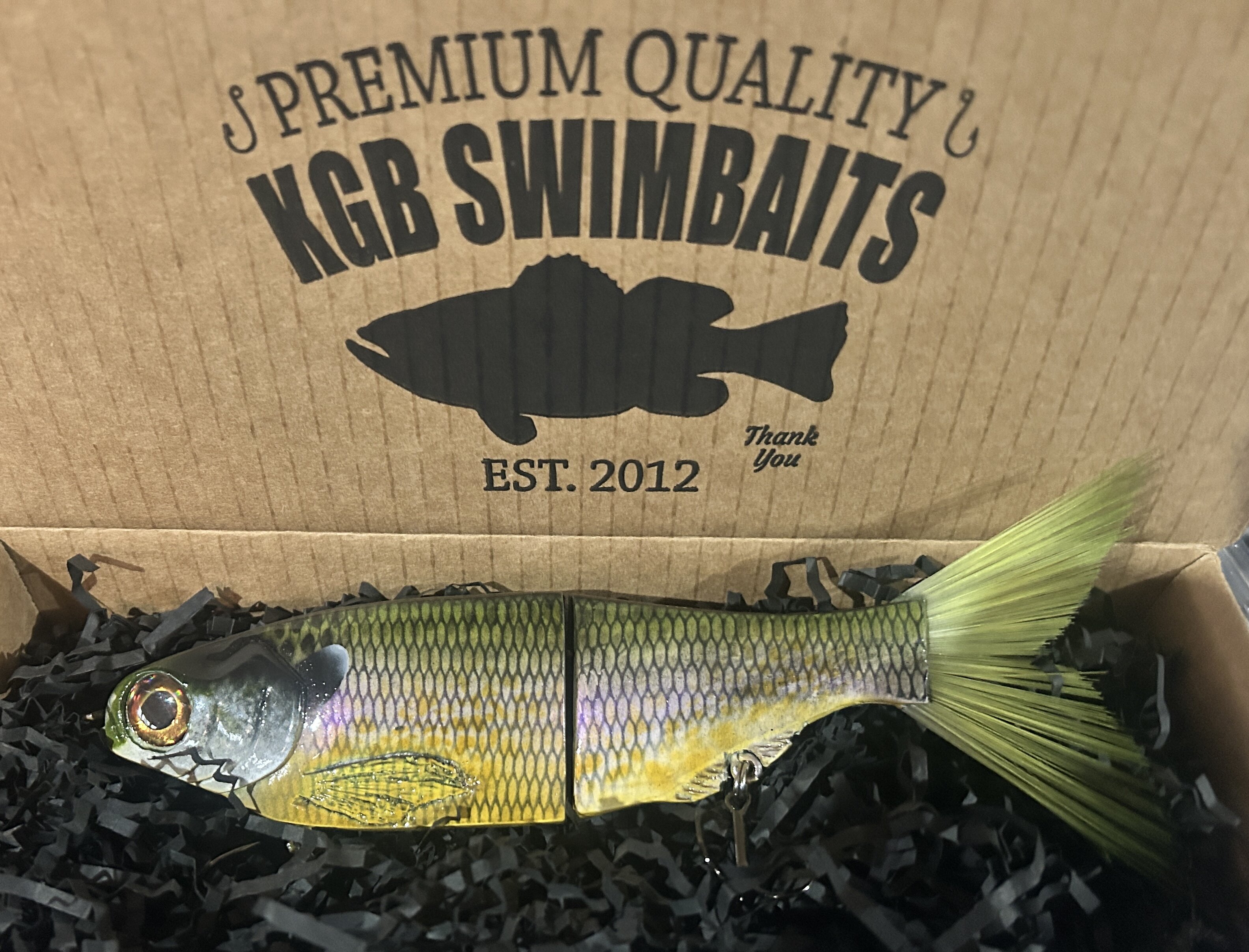 Leurre Souple KGB Legend Swimbait 9 Pouces - TSG Legend Reborn, Couleur Bluegill, Occasion