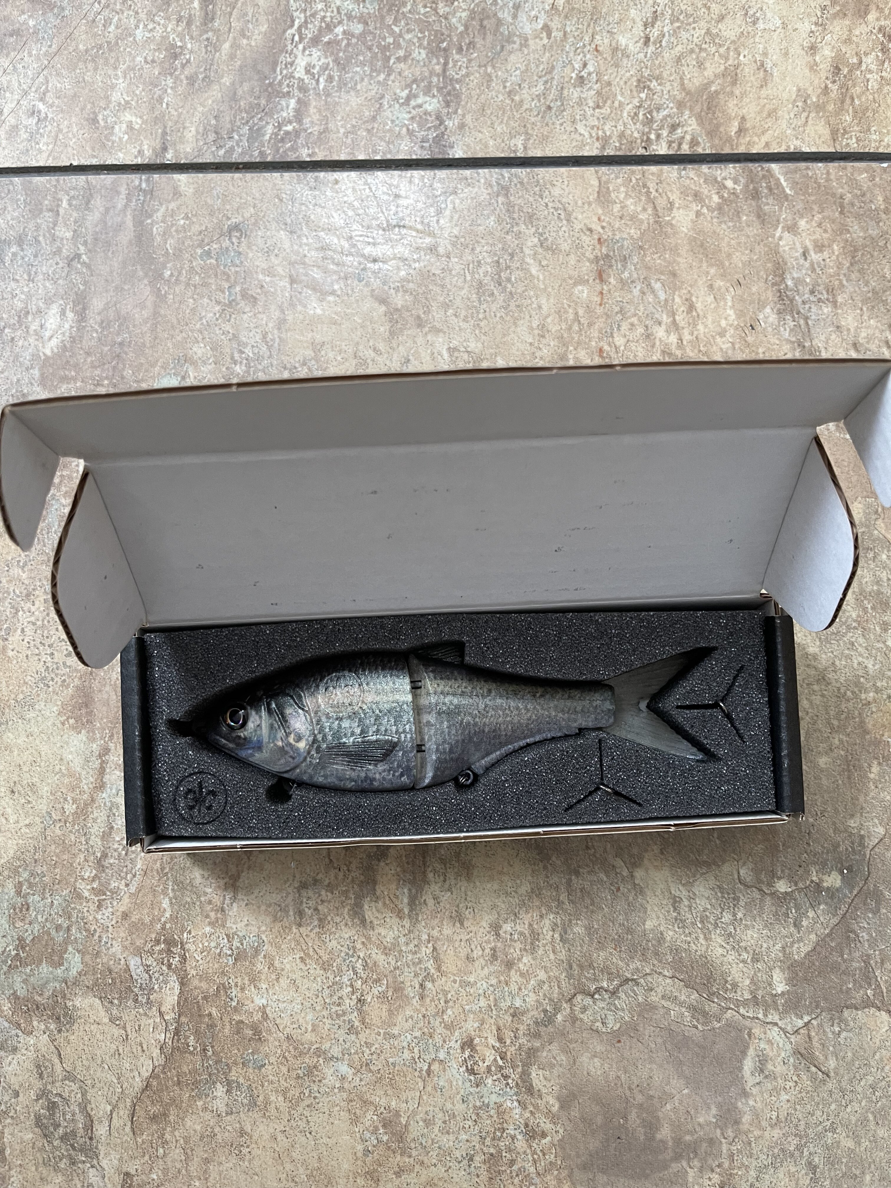 86 baits Failsafe Green Gizzard SS - Black Market - Swimbait