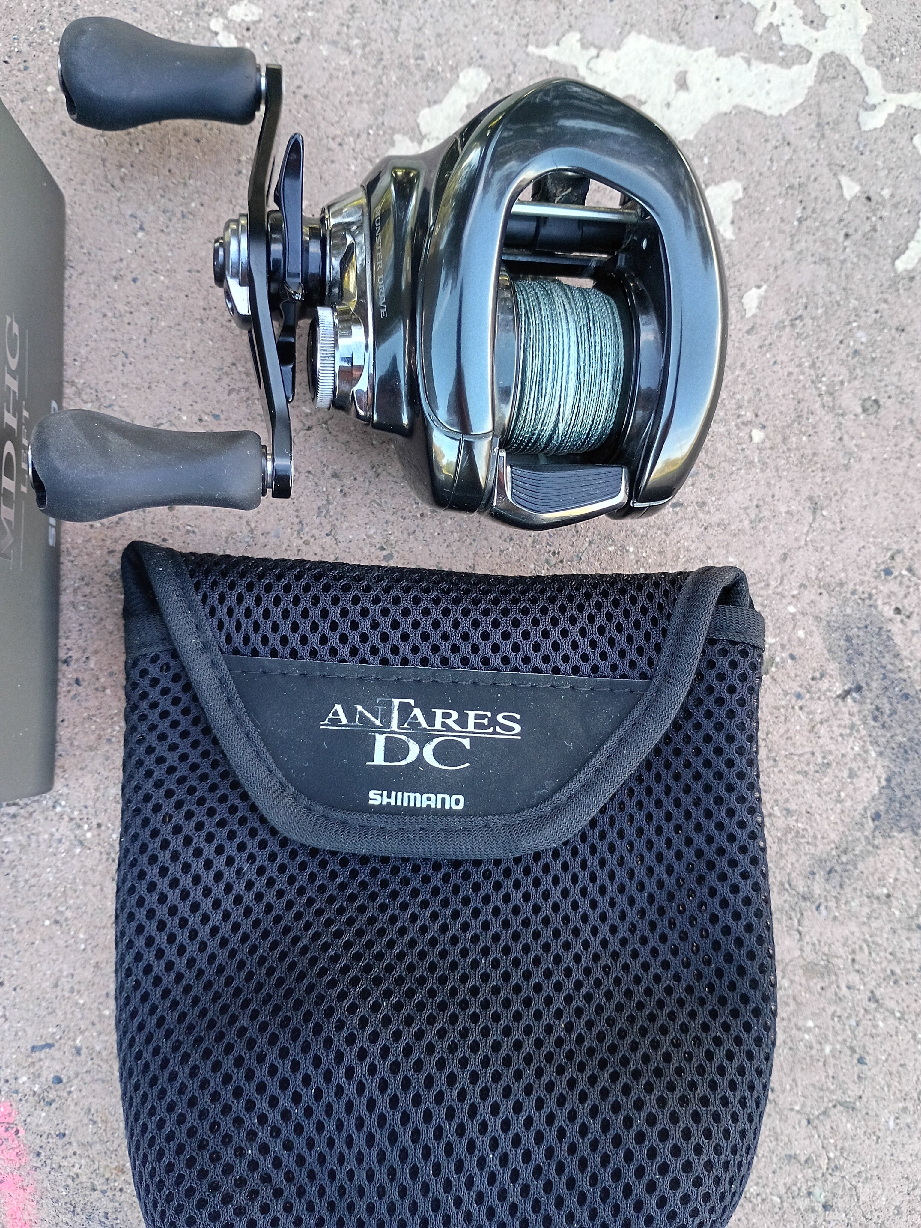 23 Shimano Antares DC MD HG Lefty - Black Market - Swimbait