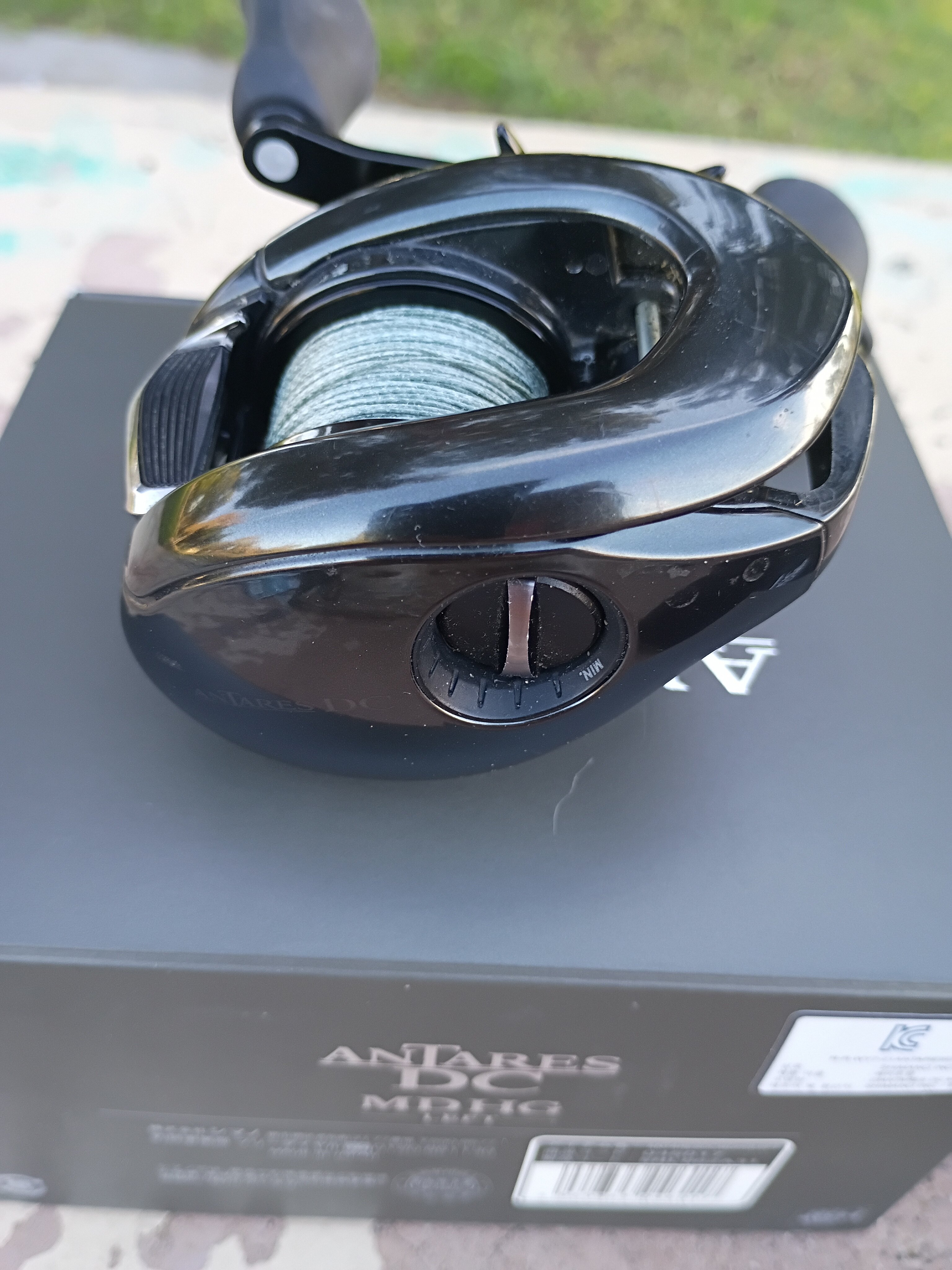23 Shimano Antares DC MD HG Lefty - Black Market - Swimbait