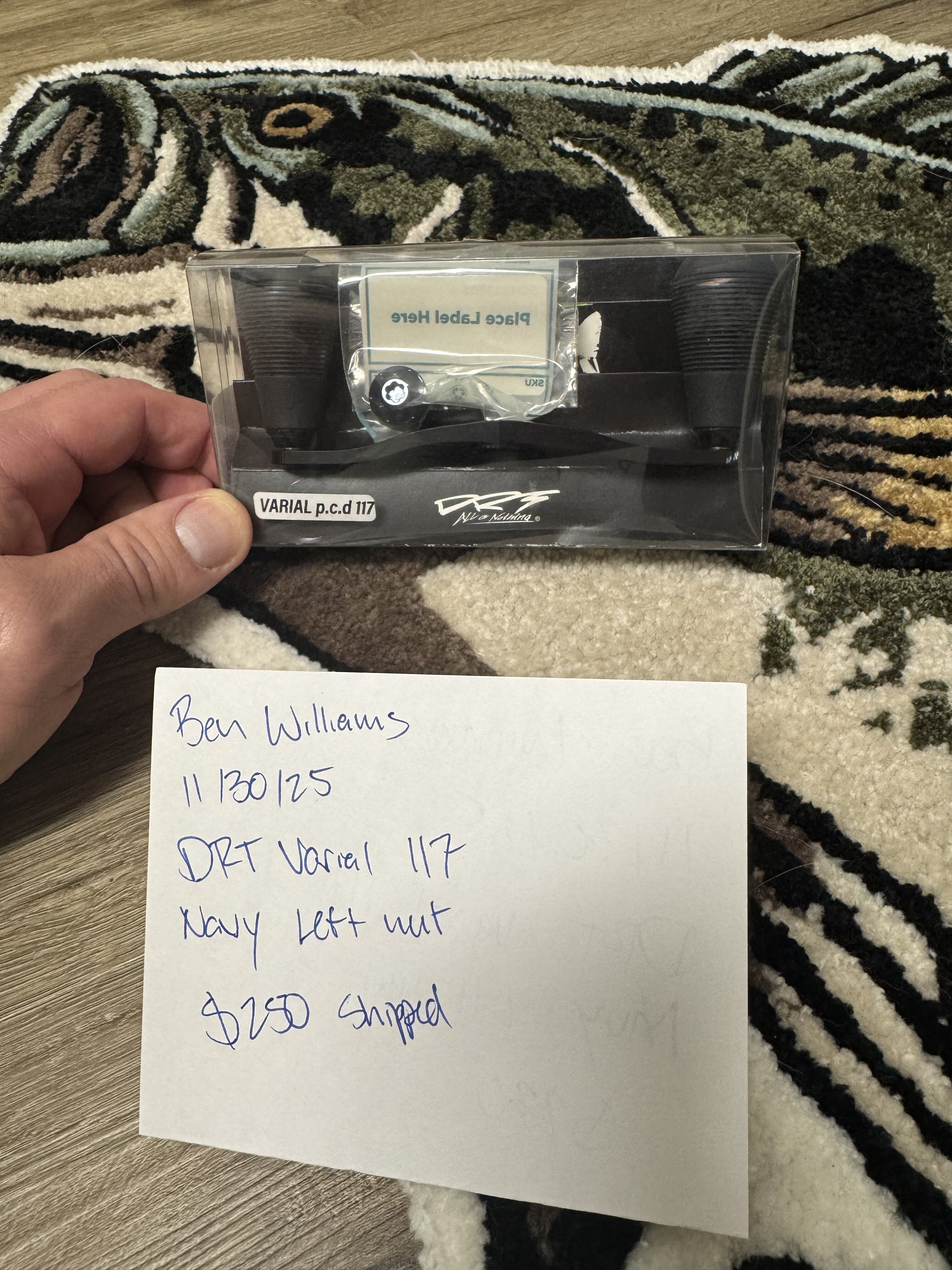 DRT Varial 117 - Black Market - Swimbait Underground DRT Varial 117 - Black Market - Swimbait Underground