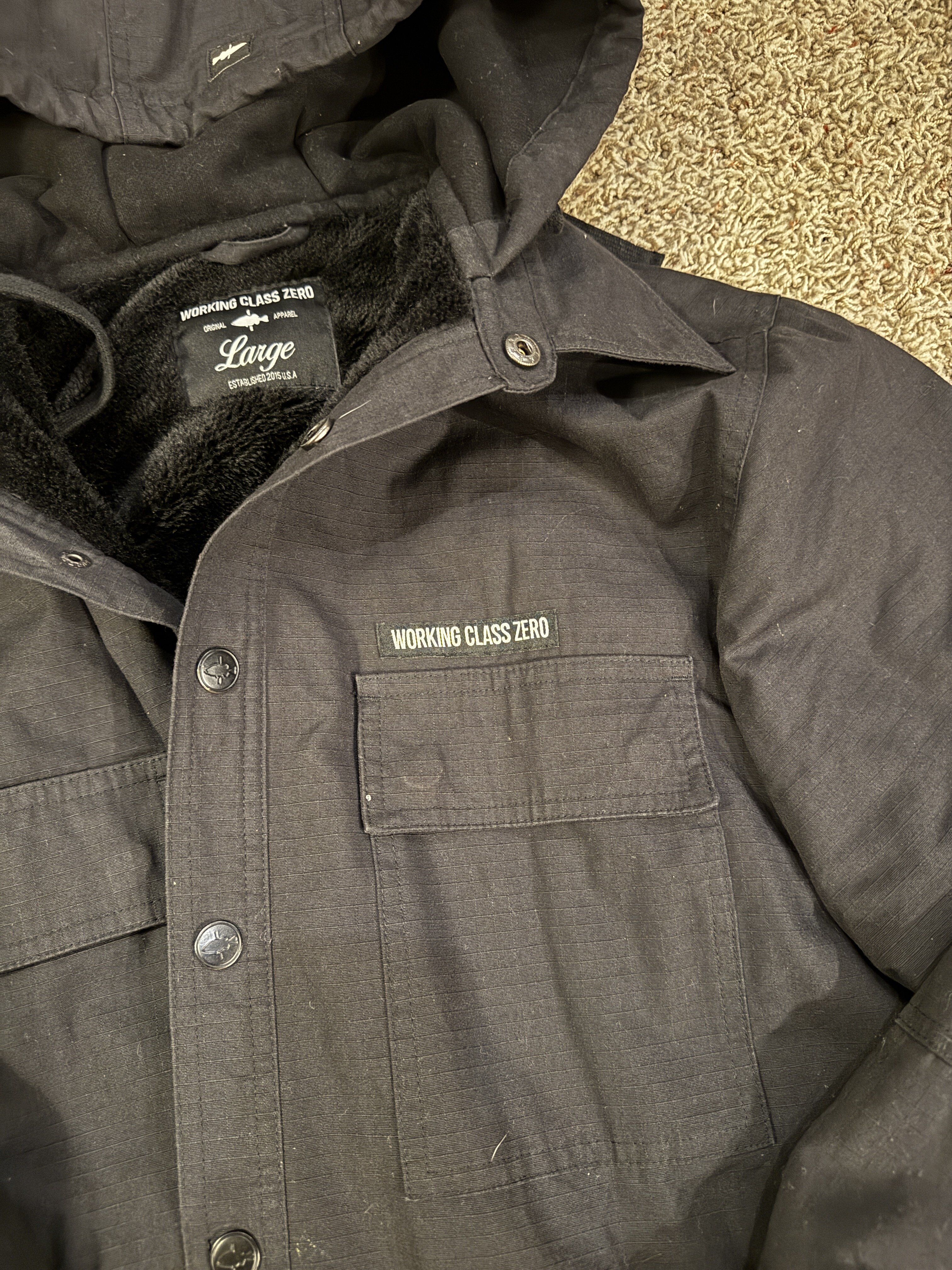 Working class zero jacket - Black Market - Swimbait Underground