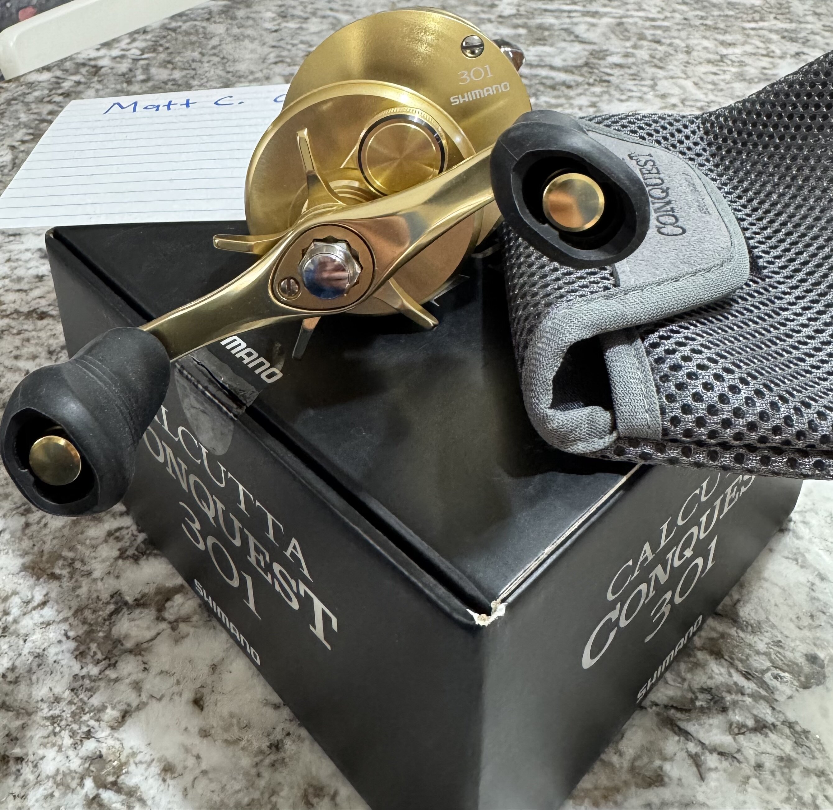 2018 Shimano Calcutta Conquest 301 (lefty) - Black Market