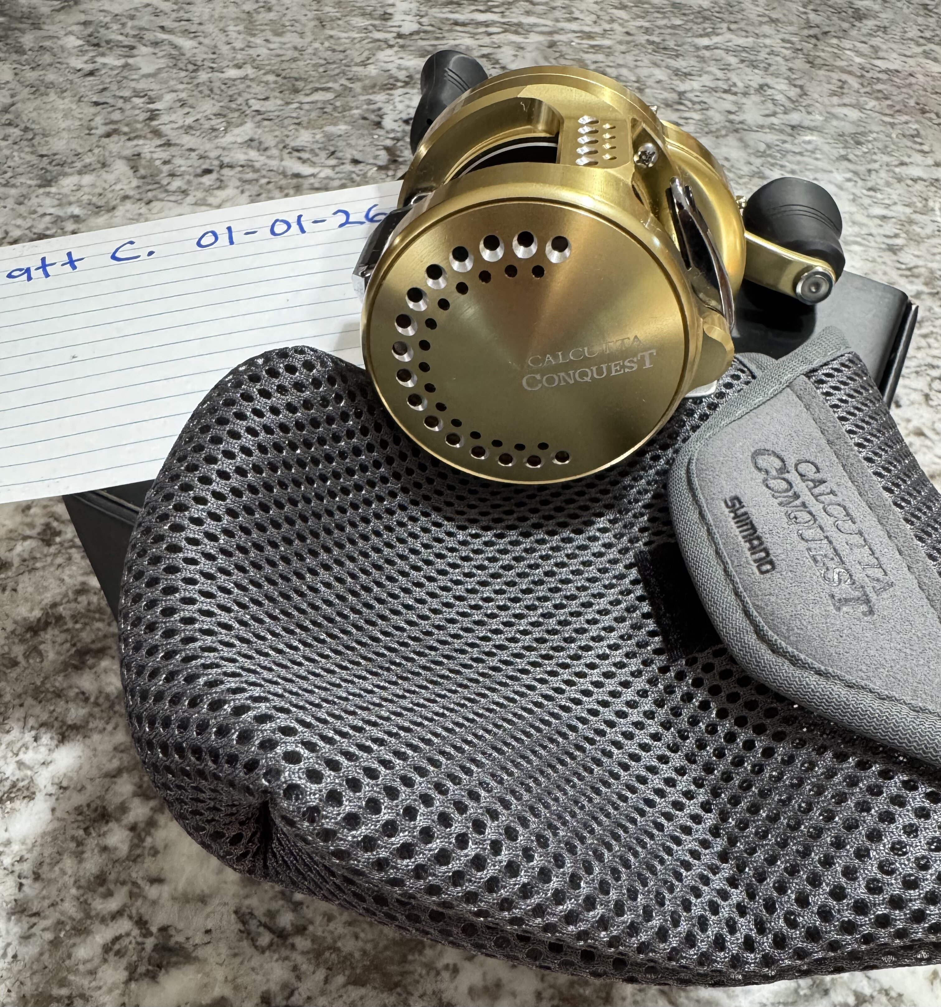 2018 Shimano Calcutta Conquest 301 (lefty) - Black Market