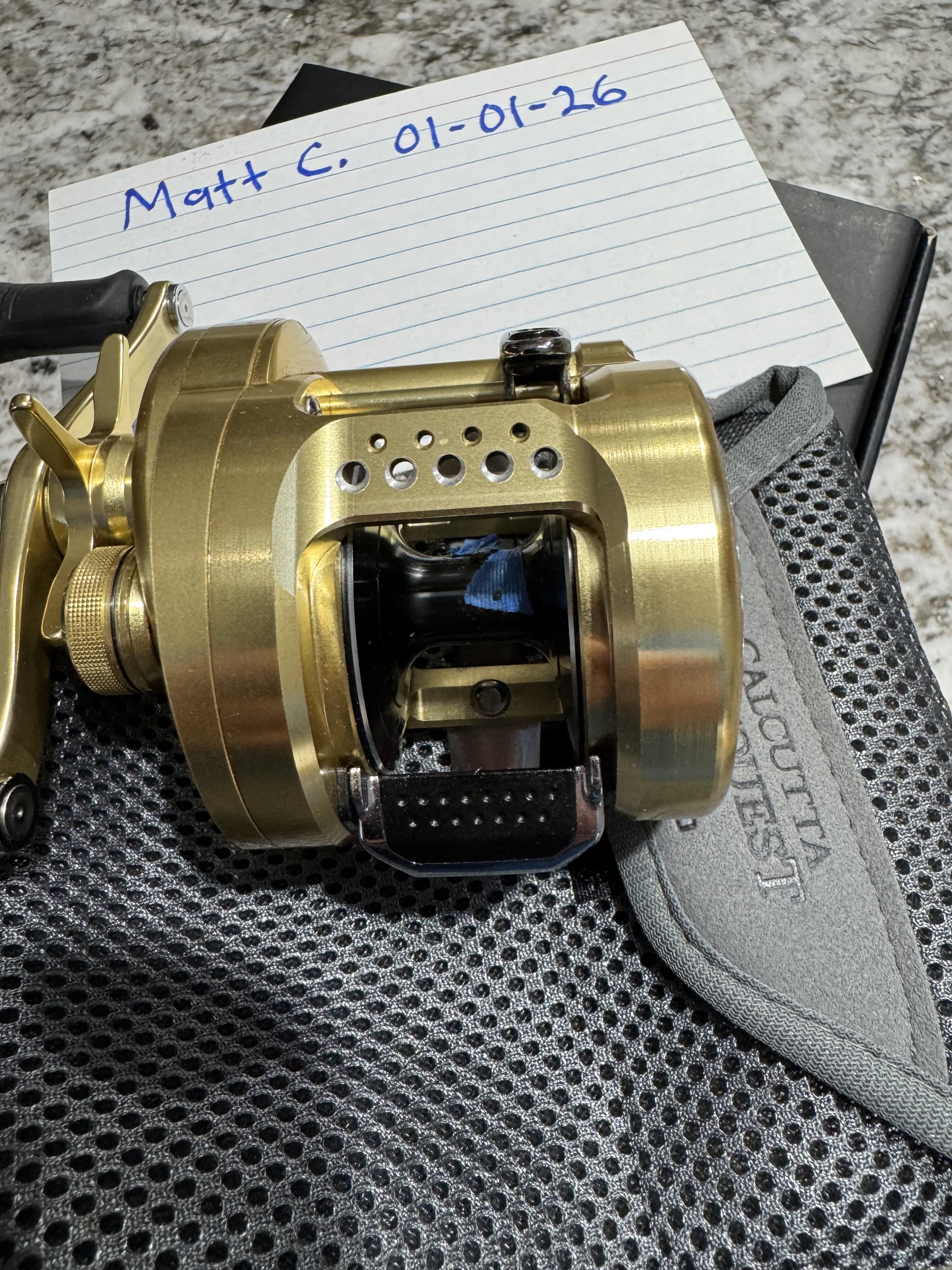 2018 Shimano Calcutta Conquest 301 (lefty) - Black Market