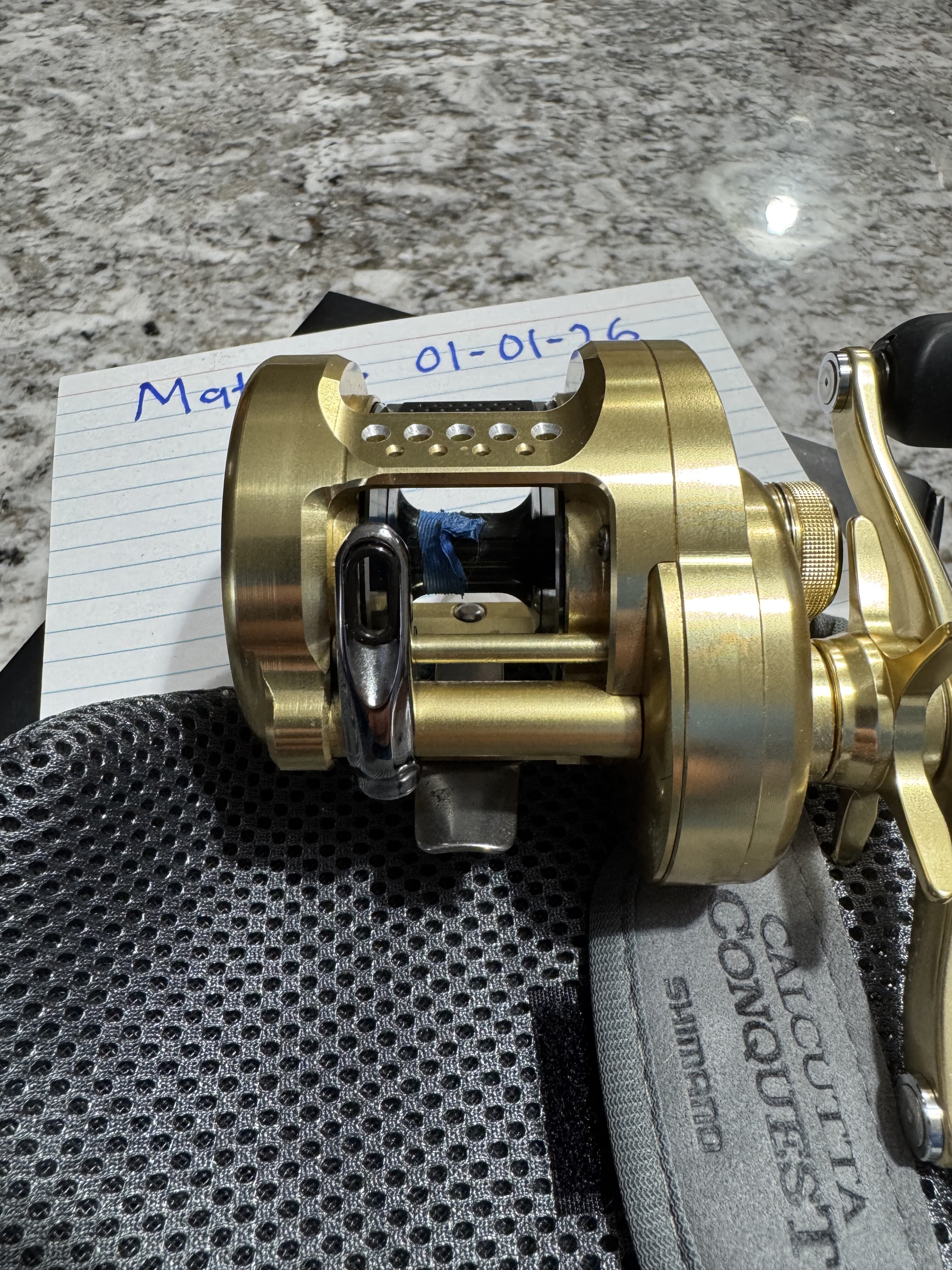 2018 Shimano Calcutta Conquest 301 (lefty) - Black Market