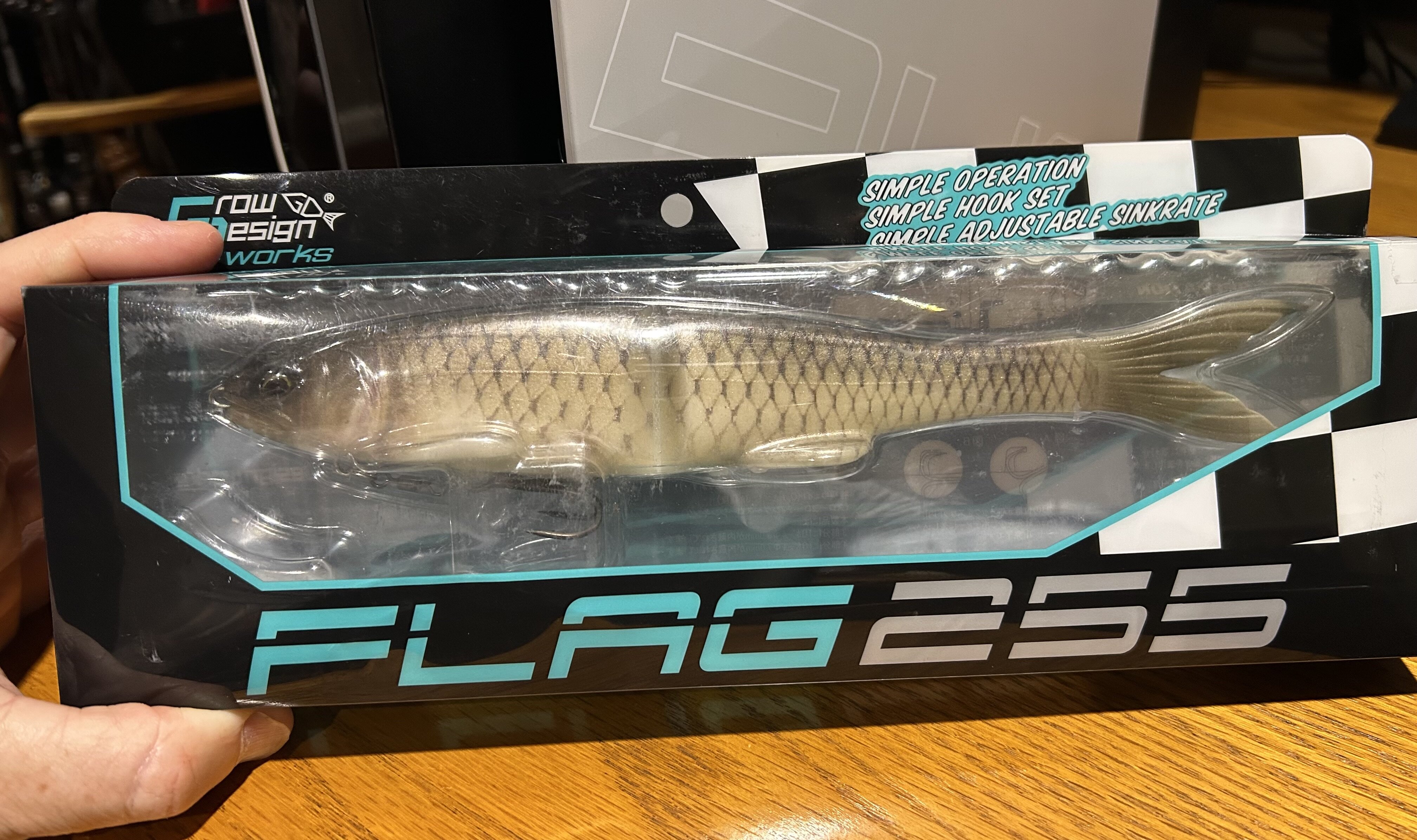 Grow Design Works Flag 255 - Black Market - Swimbait Underground