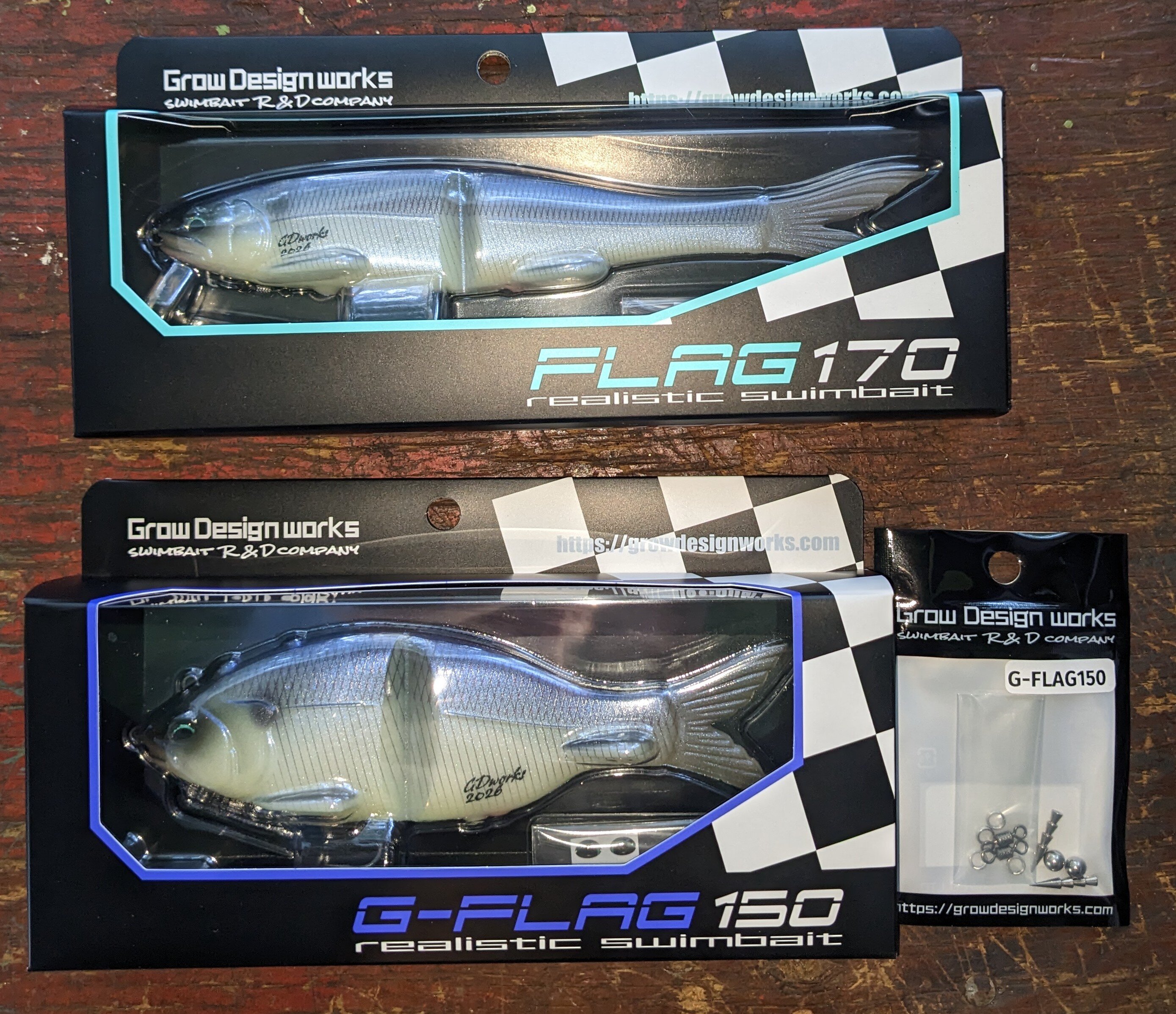 New Years Flag 170 and G-Flag 150 with repair kit - Black Market