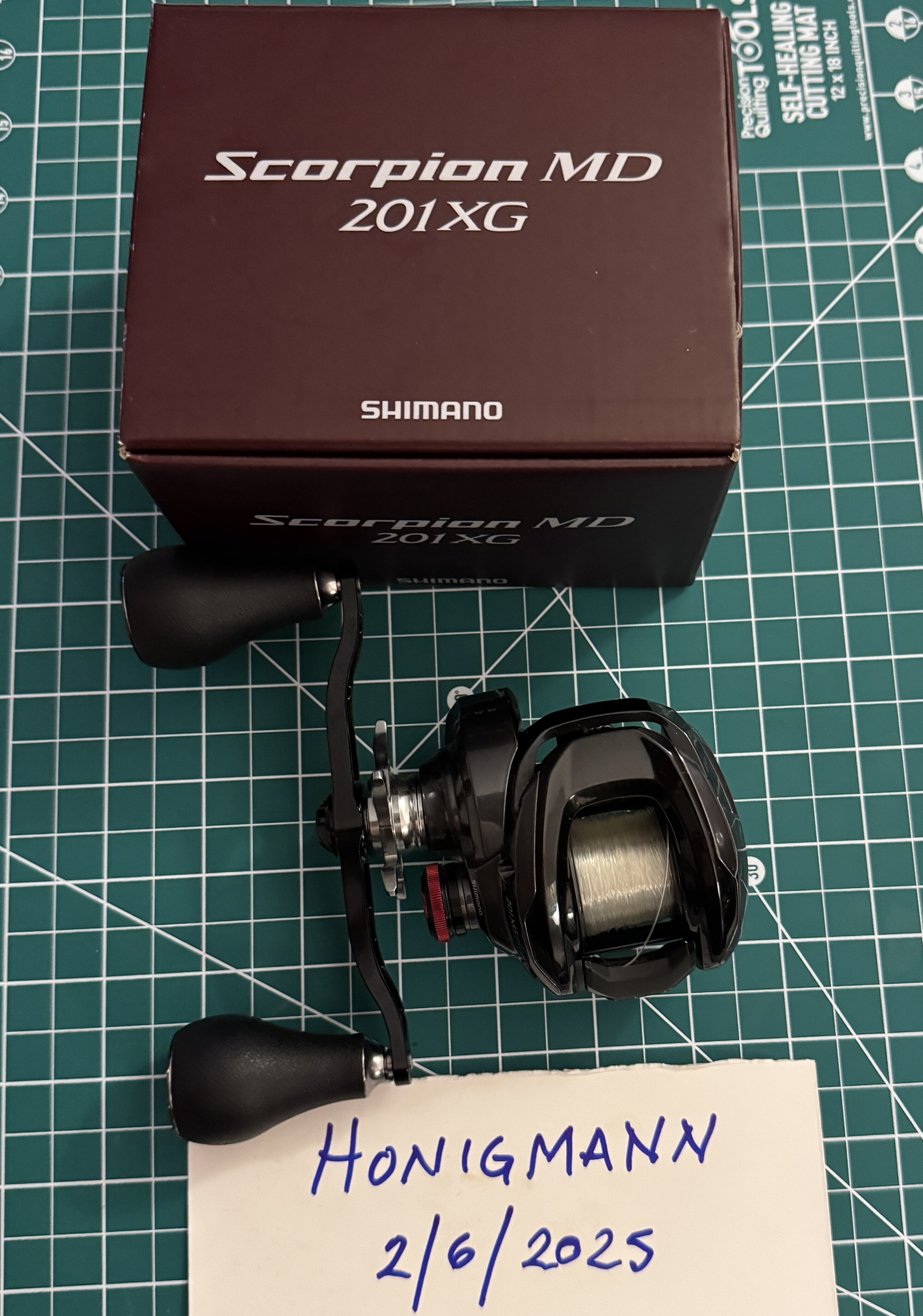 Shimano Scorpion MD 201XG With Gomexus Power Handle $220 - Black