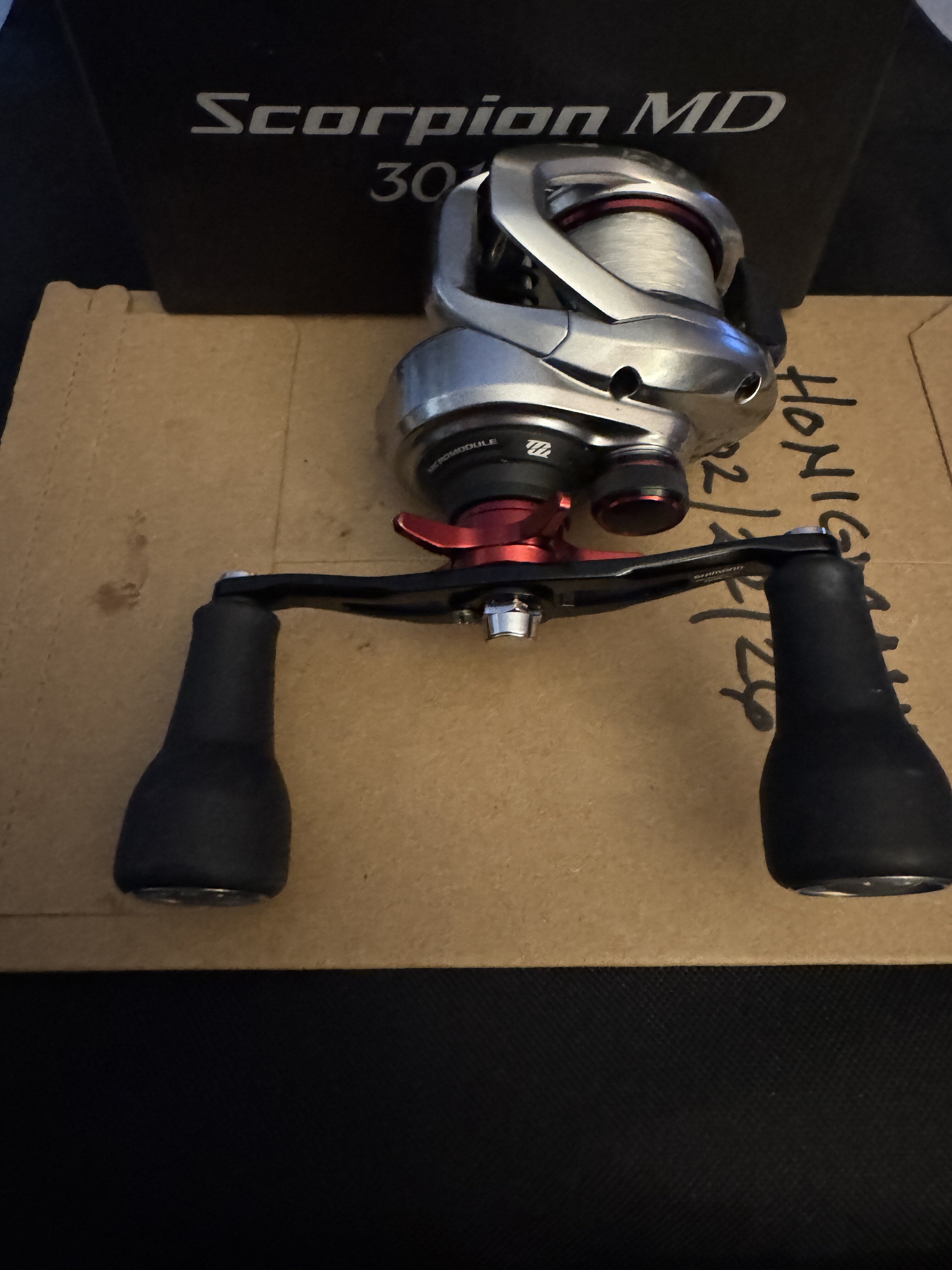 Shimano Scorpion MD 301XG lots of upgrades - Black Market