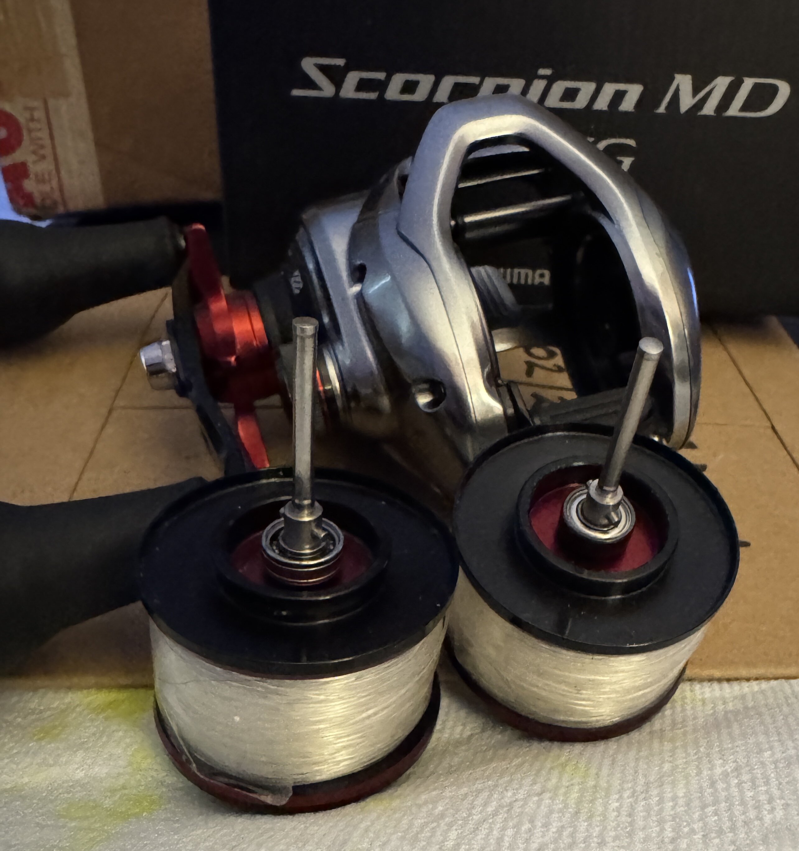 Shimano Scorpion MD 301XG lots of upgrades - Black Market