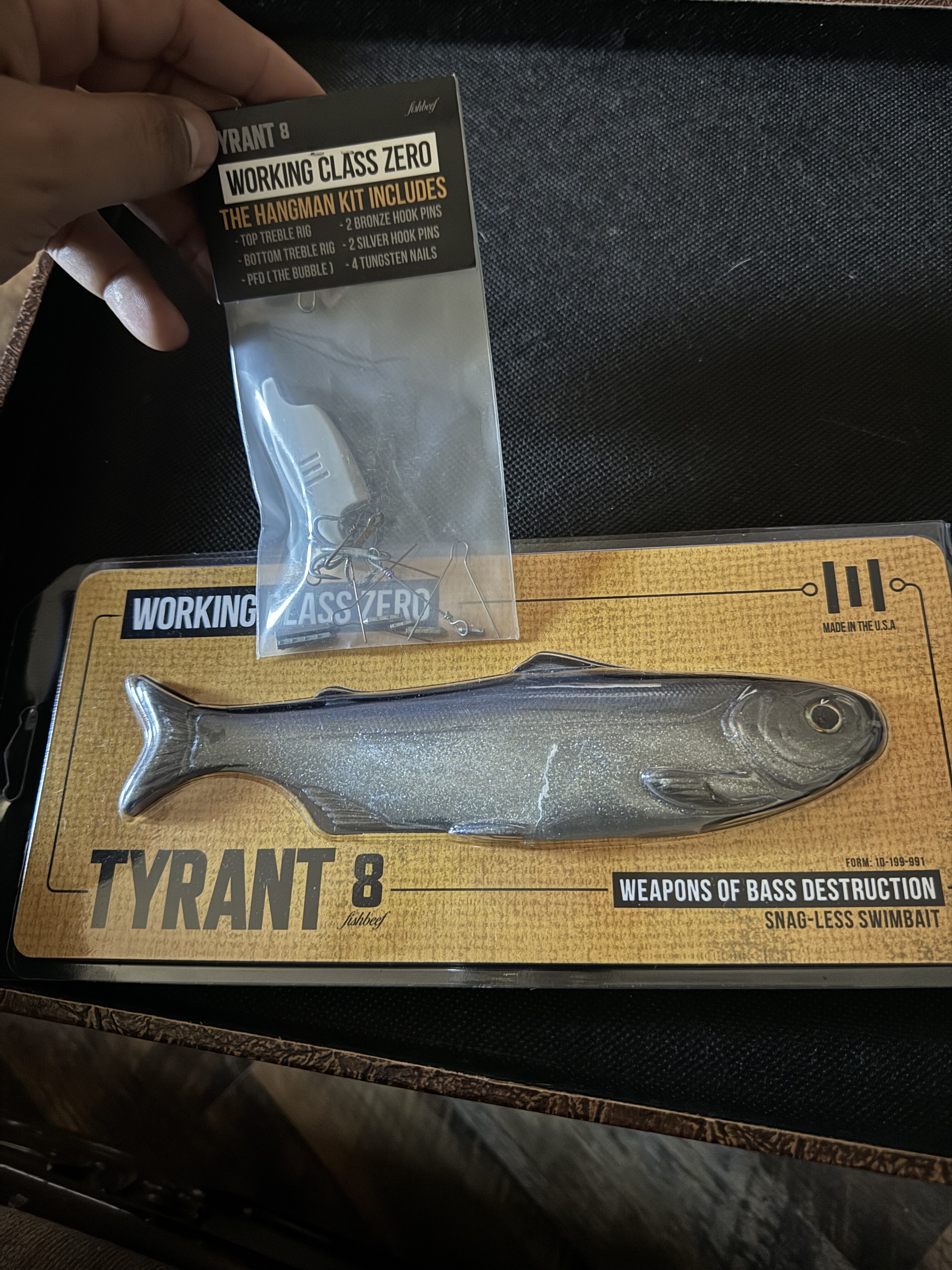 Tyrant 8 and hangman kit - Black Market - Swimbait Underground
