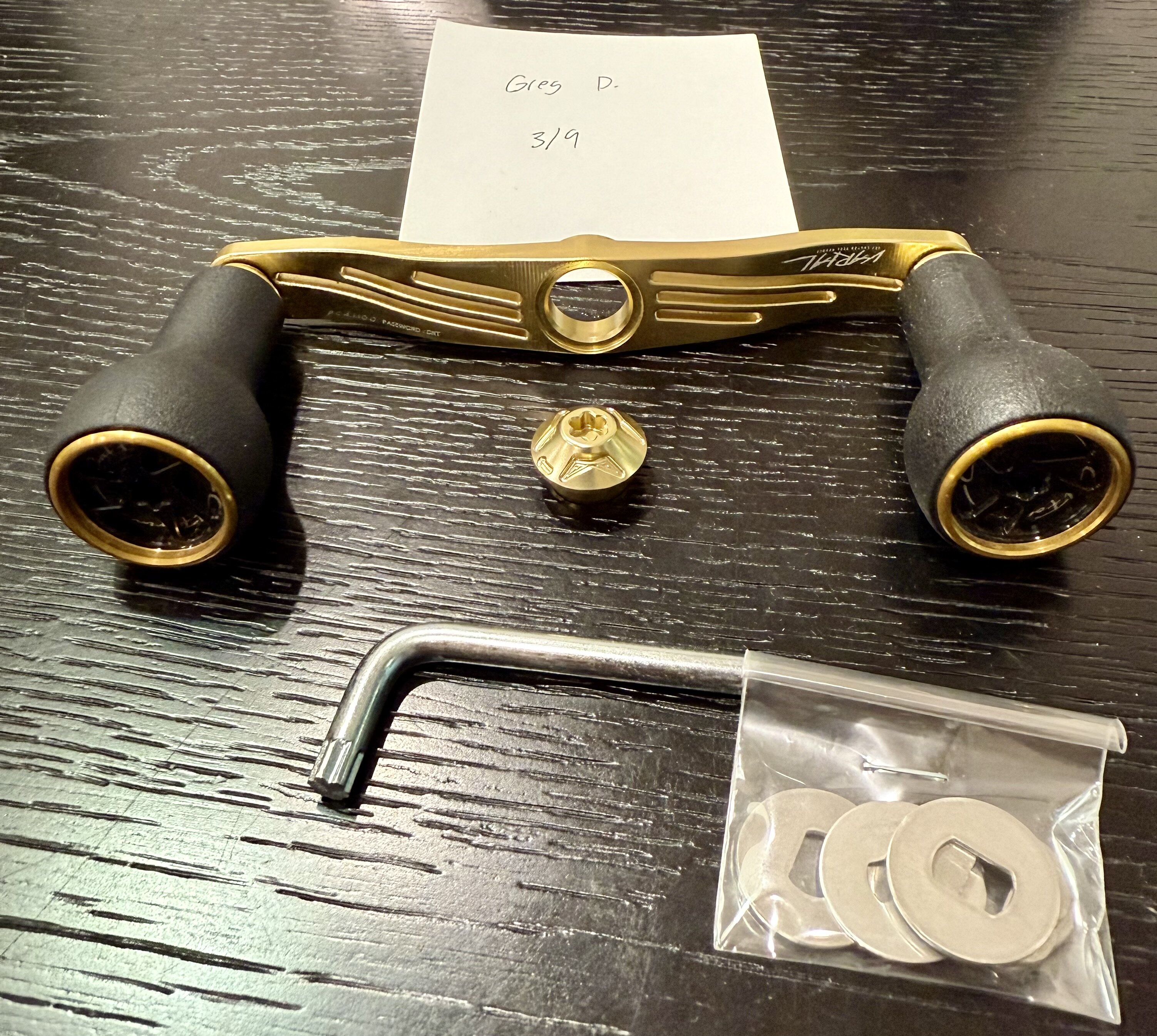 DRT 110 Gold Varial with Nut - Black Market - Swimbait Underground