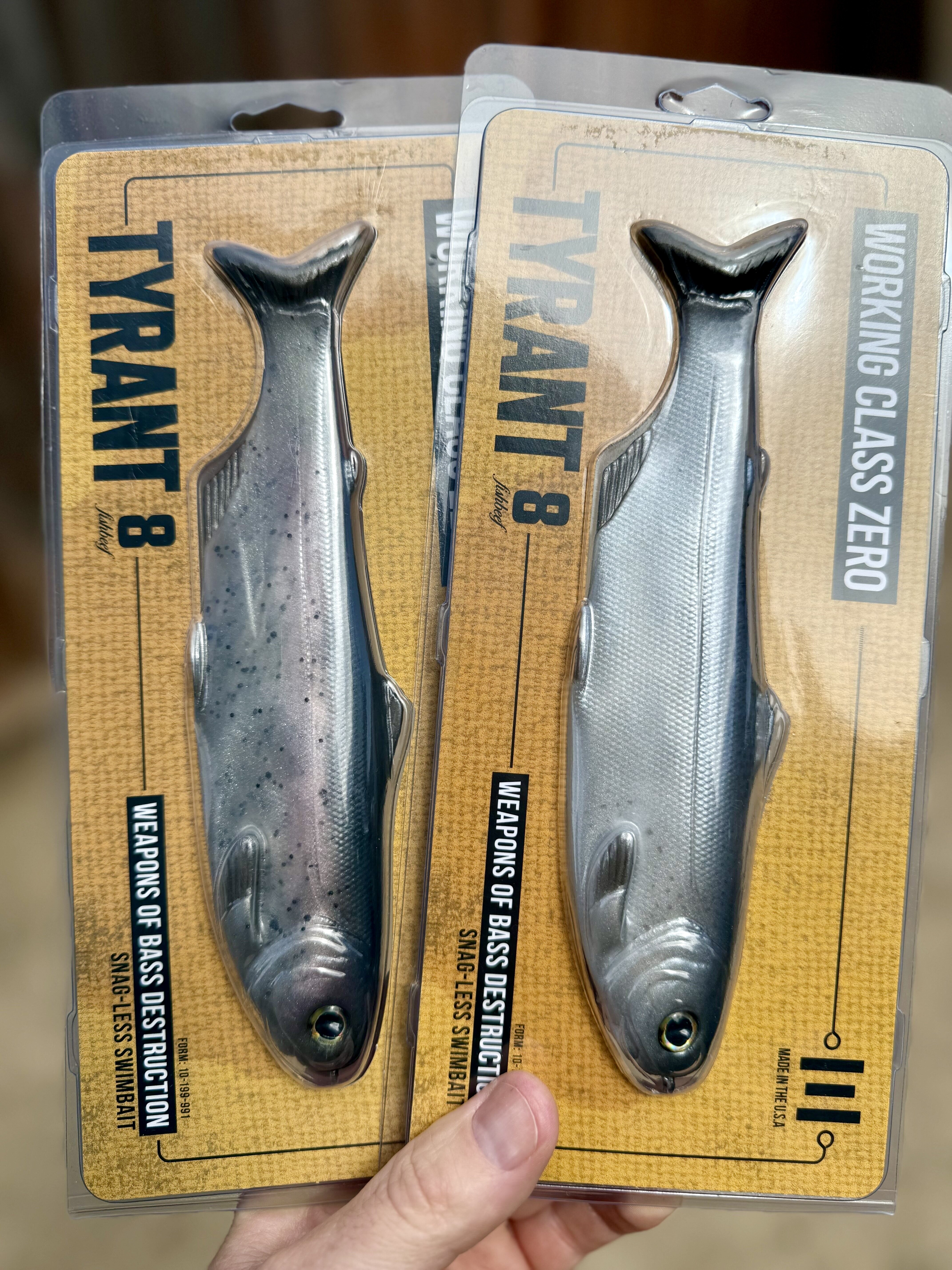 WCZ Tyrant 8s / Hangman kit (NIP) - Black Market - Swimbait