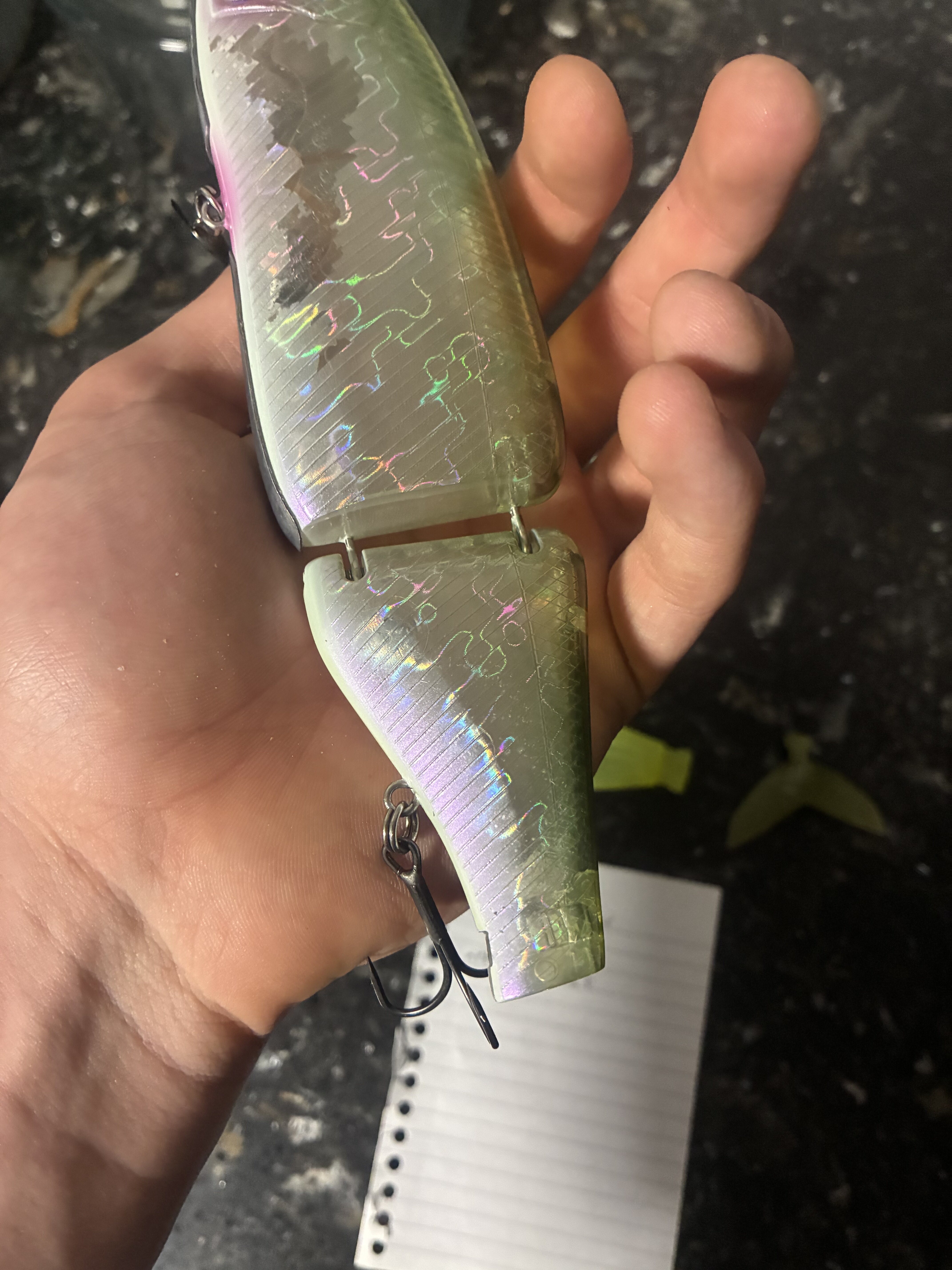 クラッシュナイン　KLASH9 Mystic weed DRT KLASH9 Mystic Weed Color 4oz Big Swimbait Low Float NEW Japan
