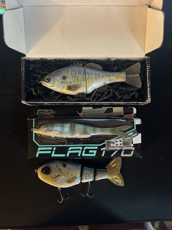 86 baits, Grow design works, Throwback - Black Market - Swimbait