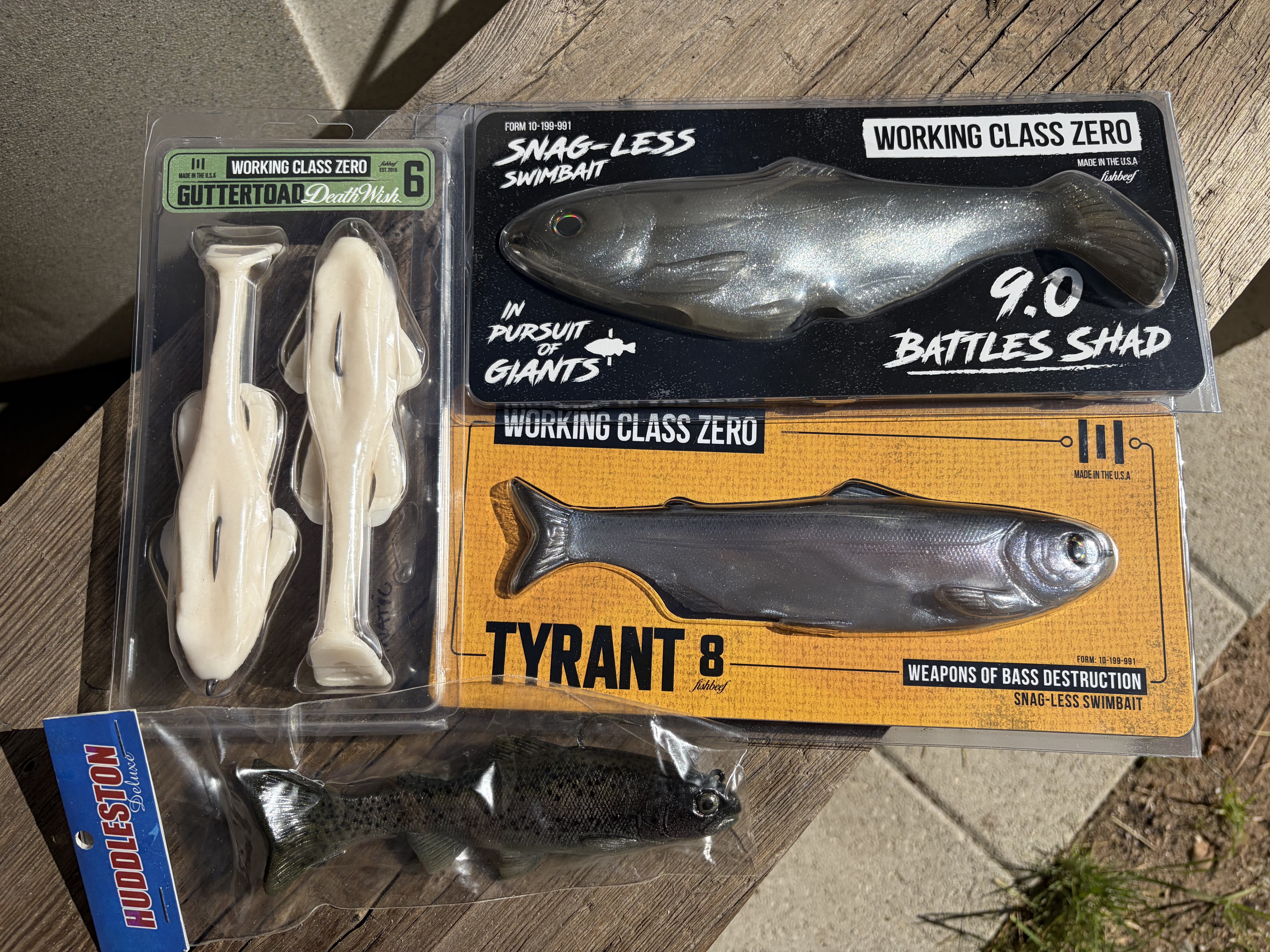 Tyrant 8”/ Battleshad 9”/ Hudd 68 - Black Market - Swimbait