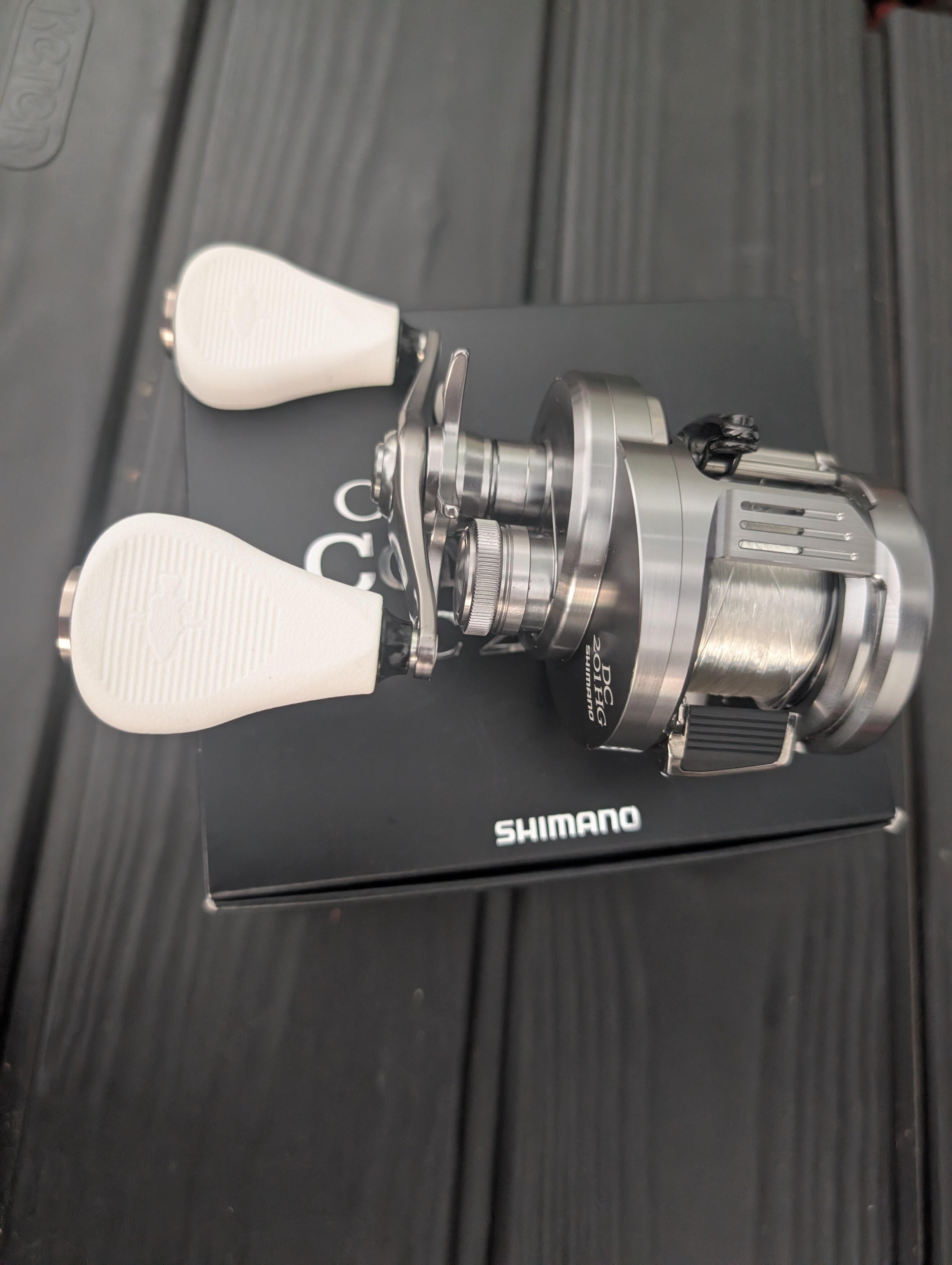FS: New Shimano Calcutta Conquest DC 201 HG with DRT knobs - Black